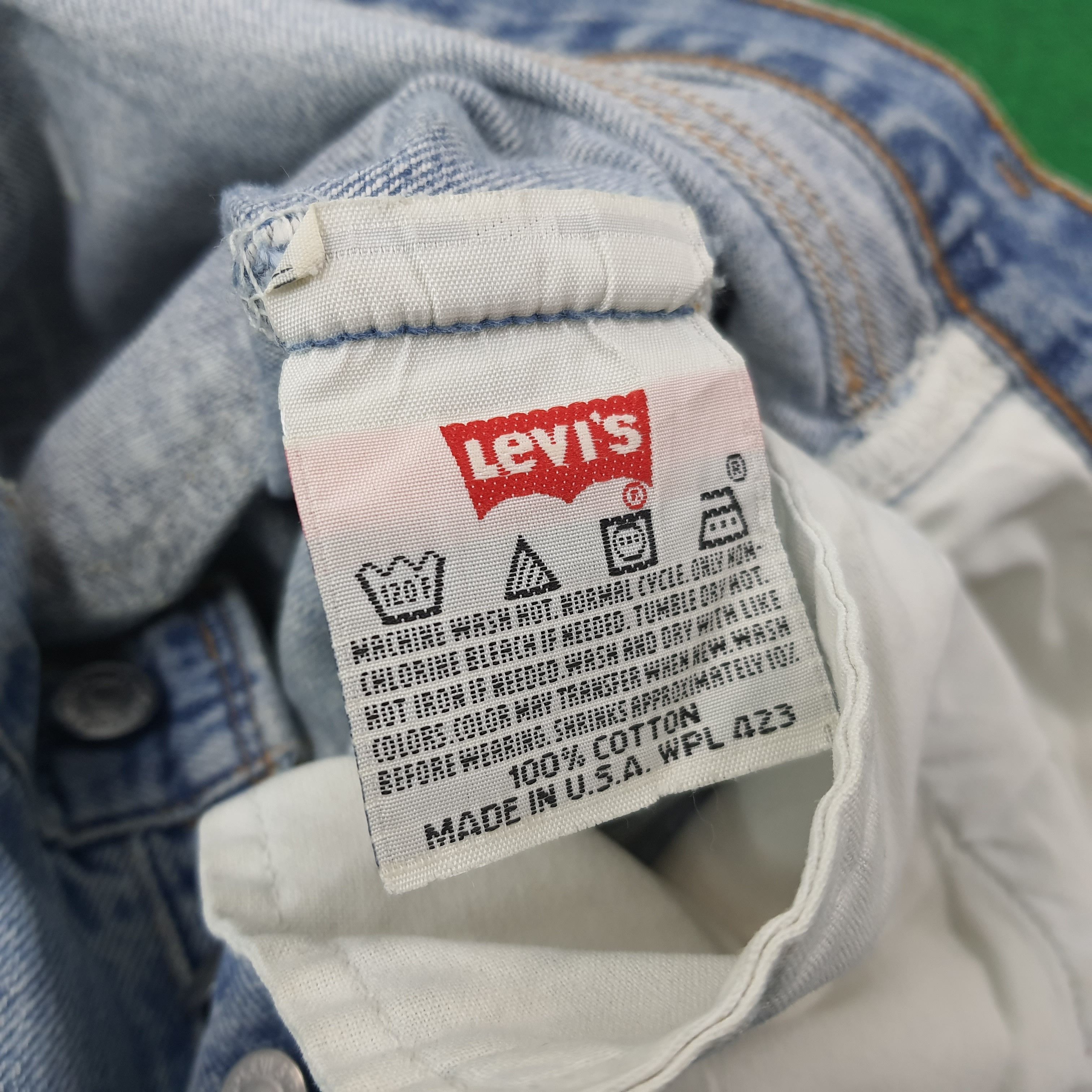 Levi's Vintage Levi's 501 Denim Distressed Style Jeans C252N18 Size US 31 - 8 Thumbnail