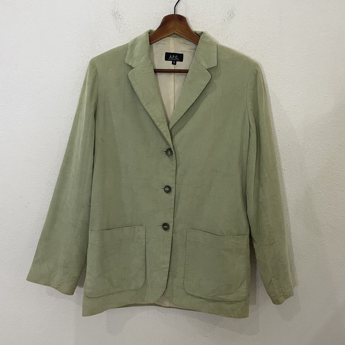 Vintage A.P.C Corduroy Faded Coat Jacket