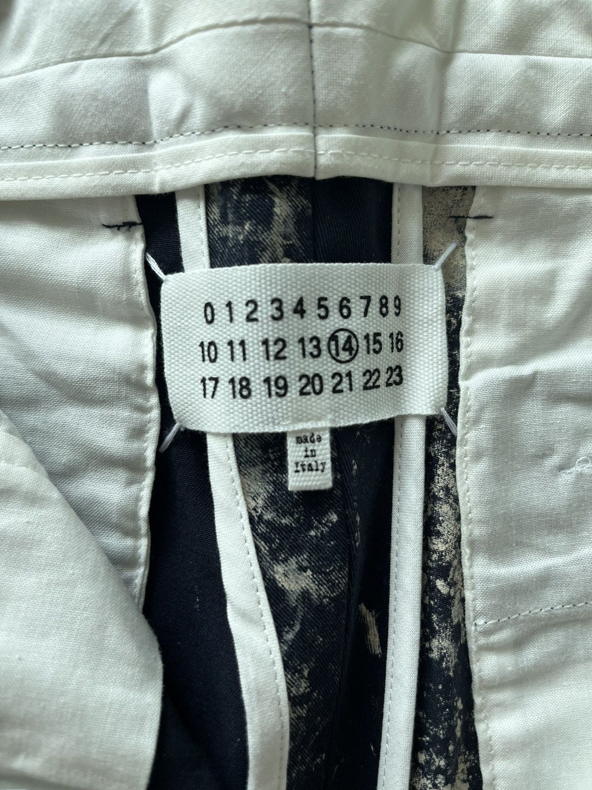 Maison Margiela Maison Margiela Navy Paint Splatter Pants Size US 32 / EU 48 - 3 Thumbnail