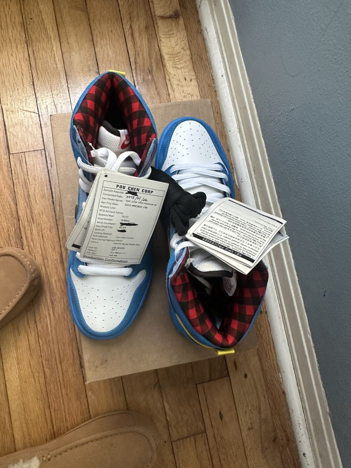 Nike (Sample Pair) SB Dunk High familia Size US 9 / EU 42 - 6 Thumbnail