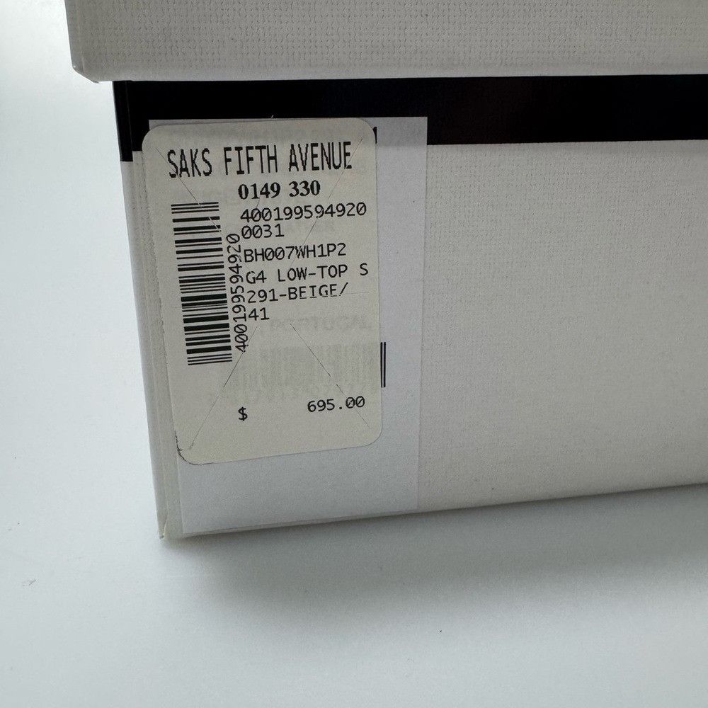 Givenchy Givenchy G4 Sneakers Suede Beige White Men’s Size EU 41/US 8 Size US 8 / EU 41 - 7 Thumbnail