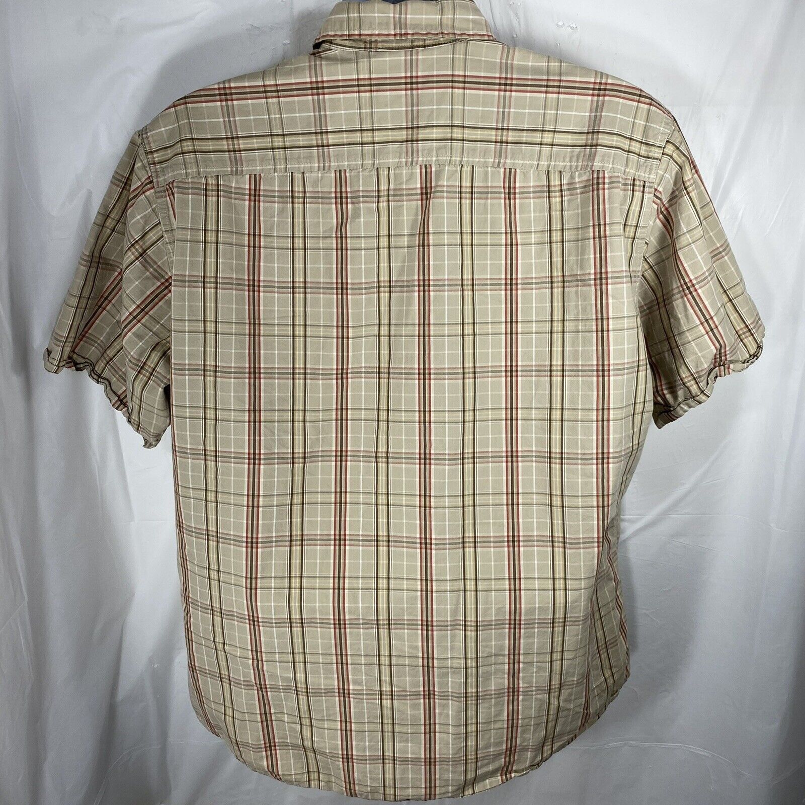 Timberland Timberland Light Brown Plaid Button Down Casual Shirt Size US L / EU 52-54 / 3 - 9 Thumbnail