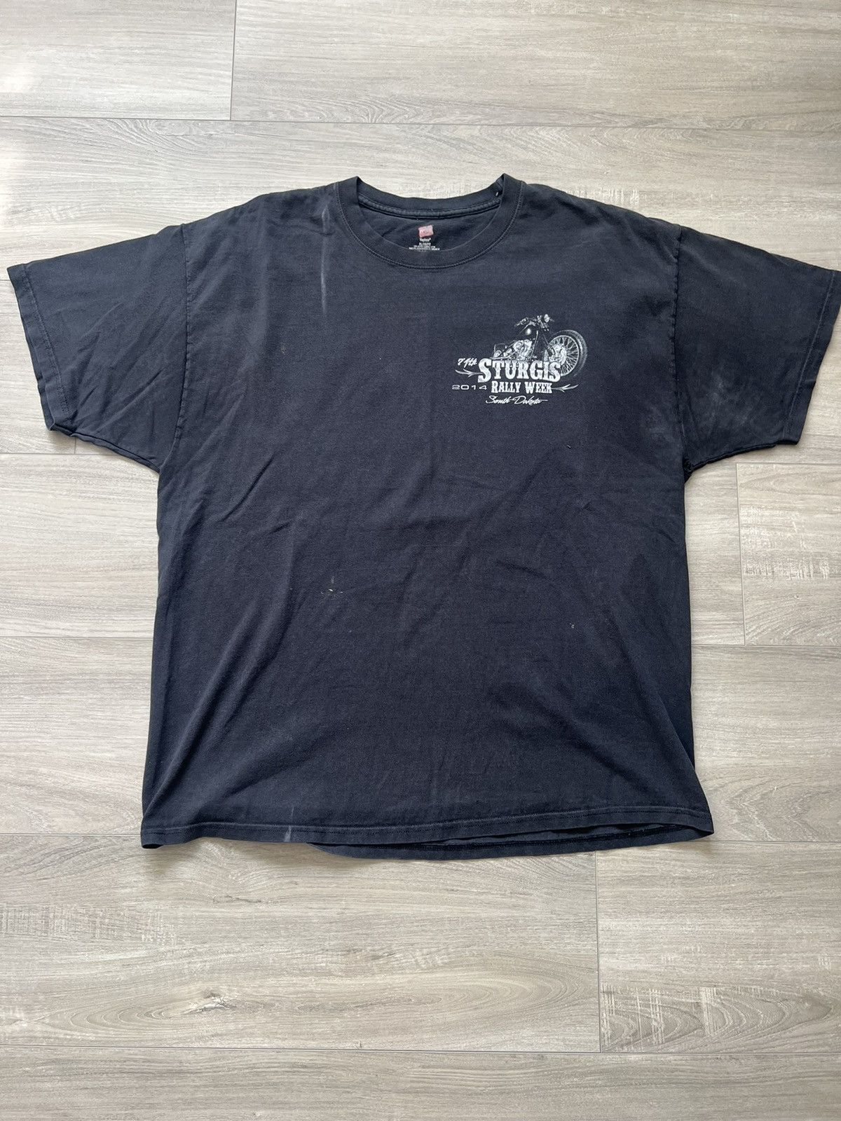 Vintage Vintage Y2K Faded Sturgis Bike Week Harley Graphic Biker Tee Size US XL / EU 56 / 4 - 2 Thumbnail