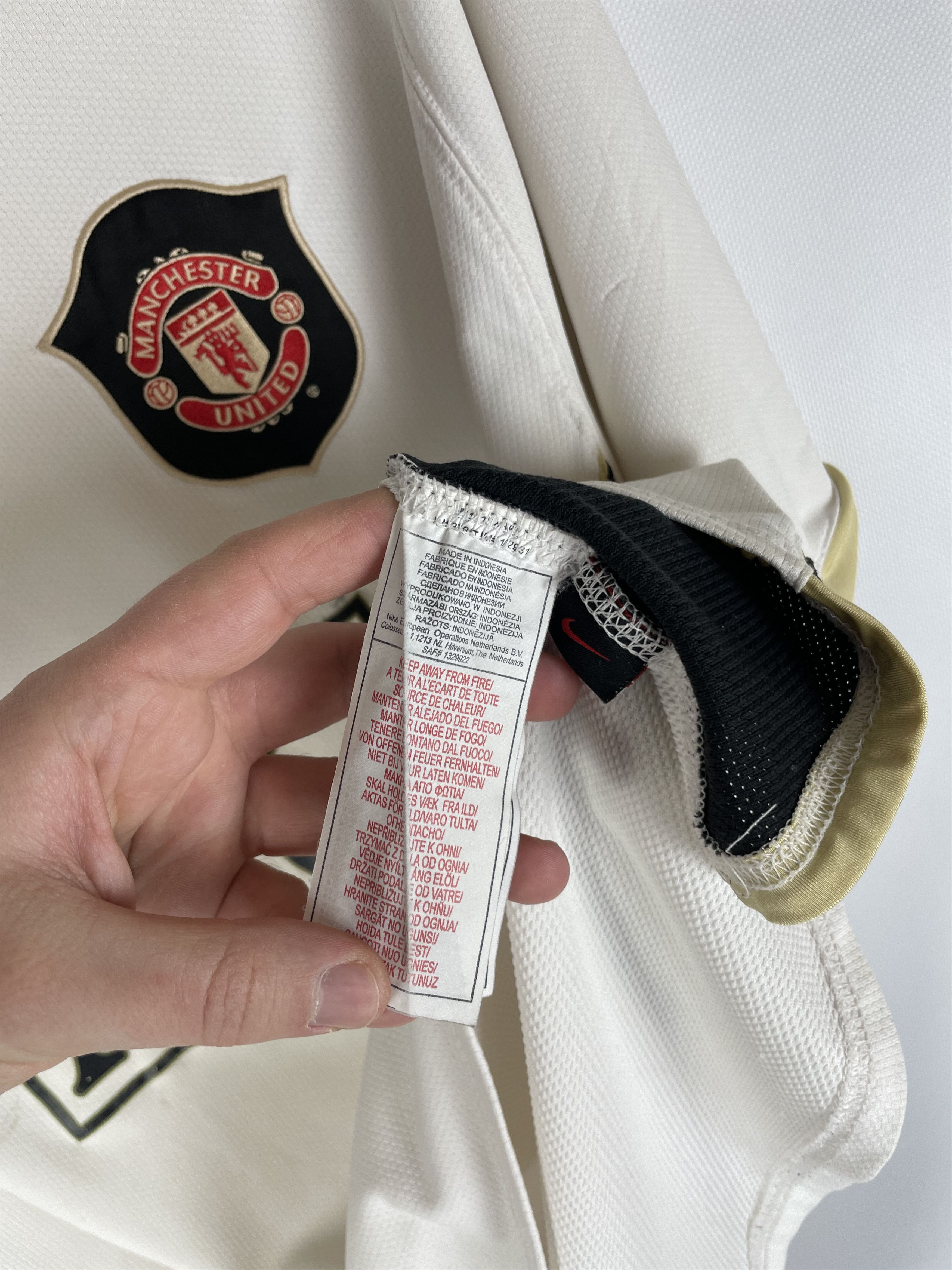 Nike 2006/2007 Nike Manchester United Vintage Soccer Jersey Tee Size US XXL / EU 58 / 5 - 8 Thumbnail
