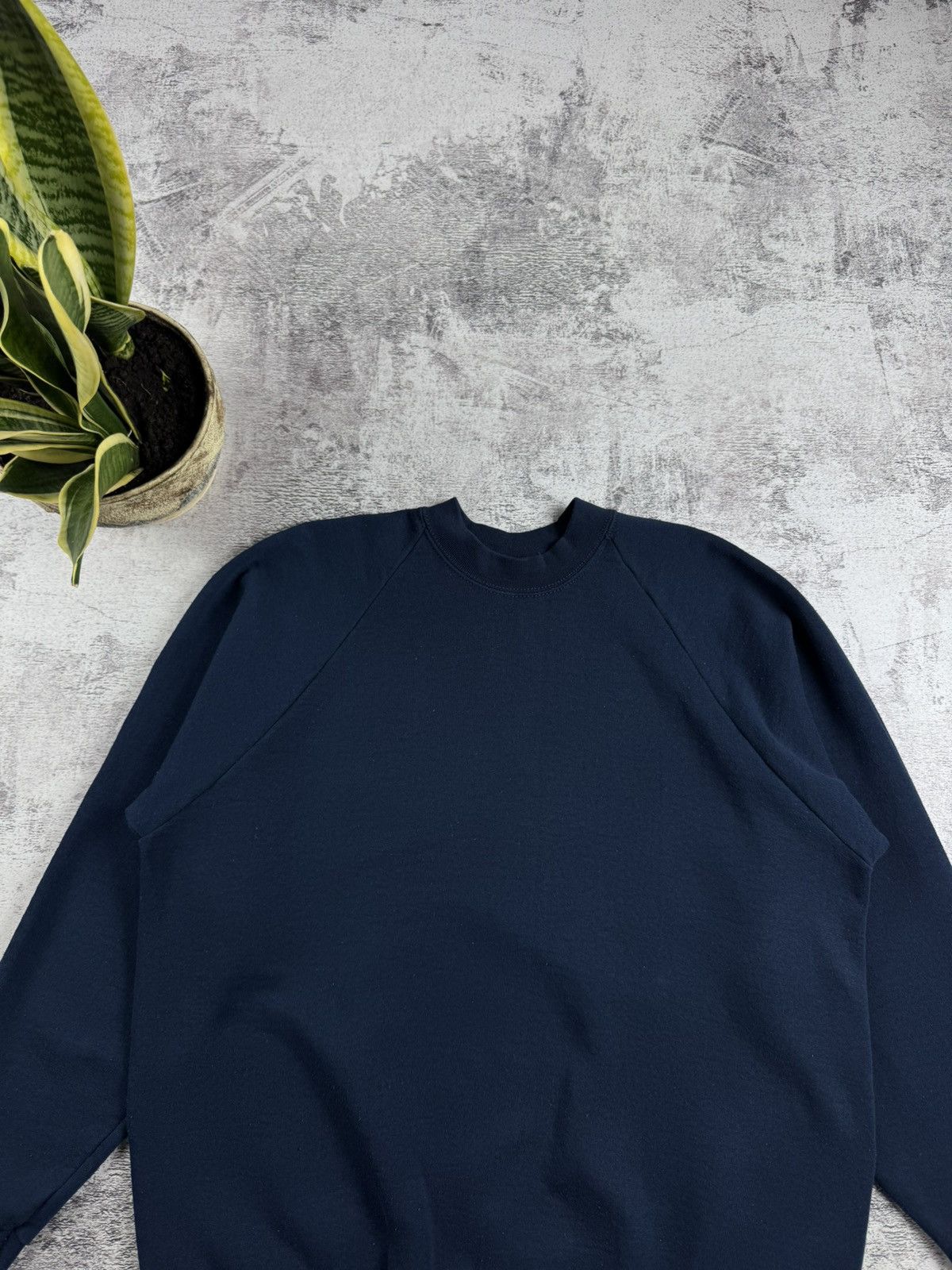 Vintage 90s Fruit of The Loom Sportswear Blank Hoodie Sweatshirt Pullover Size US XL / EU 56 / 4 - 6 Thumbnail