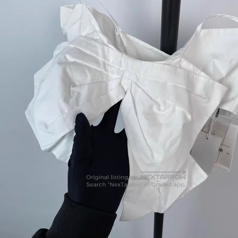 Chanel Chanel 20C white bow chest strap Size XS / US 0-2 / IT 36-38 - 3 Thumbnail