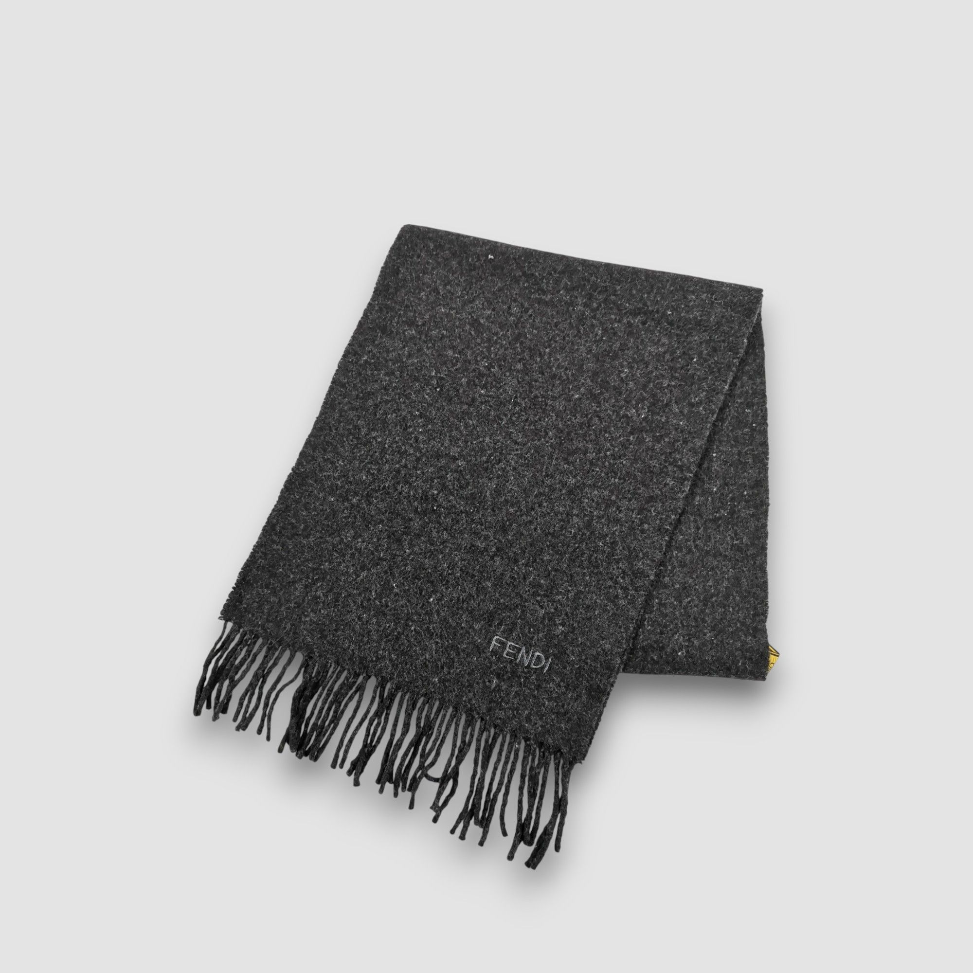 Fendi Vintage FENDI Scarf Wool Cashmere Scarves. Size ONE SIZE - 3 Thumbnail