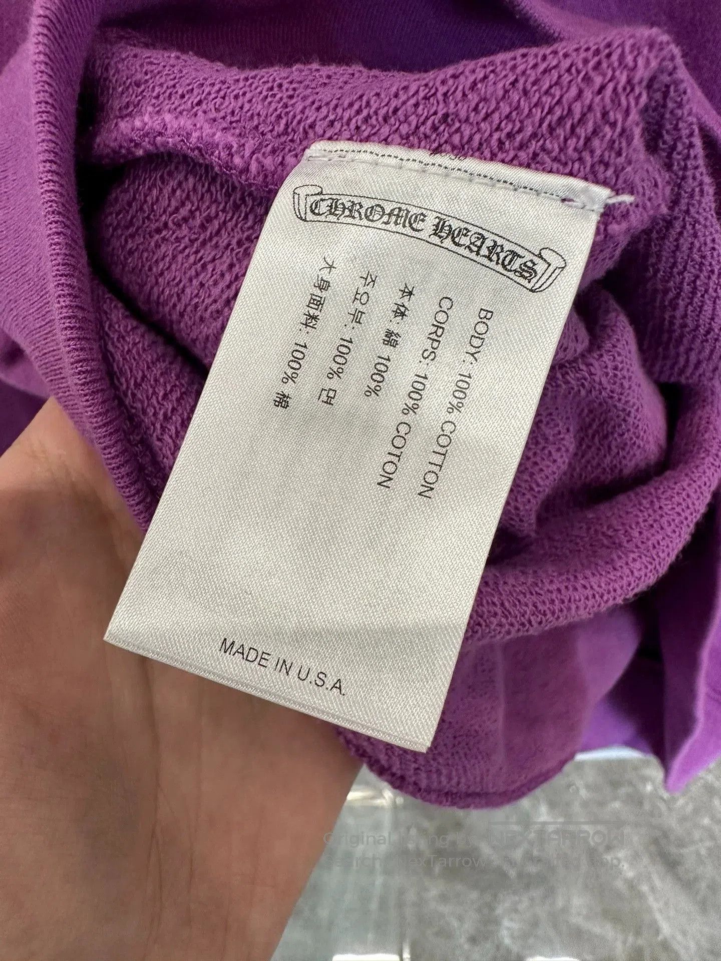 Chrome Hearts chrome hearts mattyboy purple long sleeve sweatshirt. Size US L / EU 52-54 / 3 - 4 Thumbnail