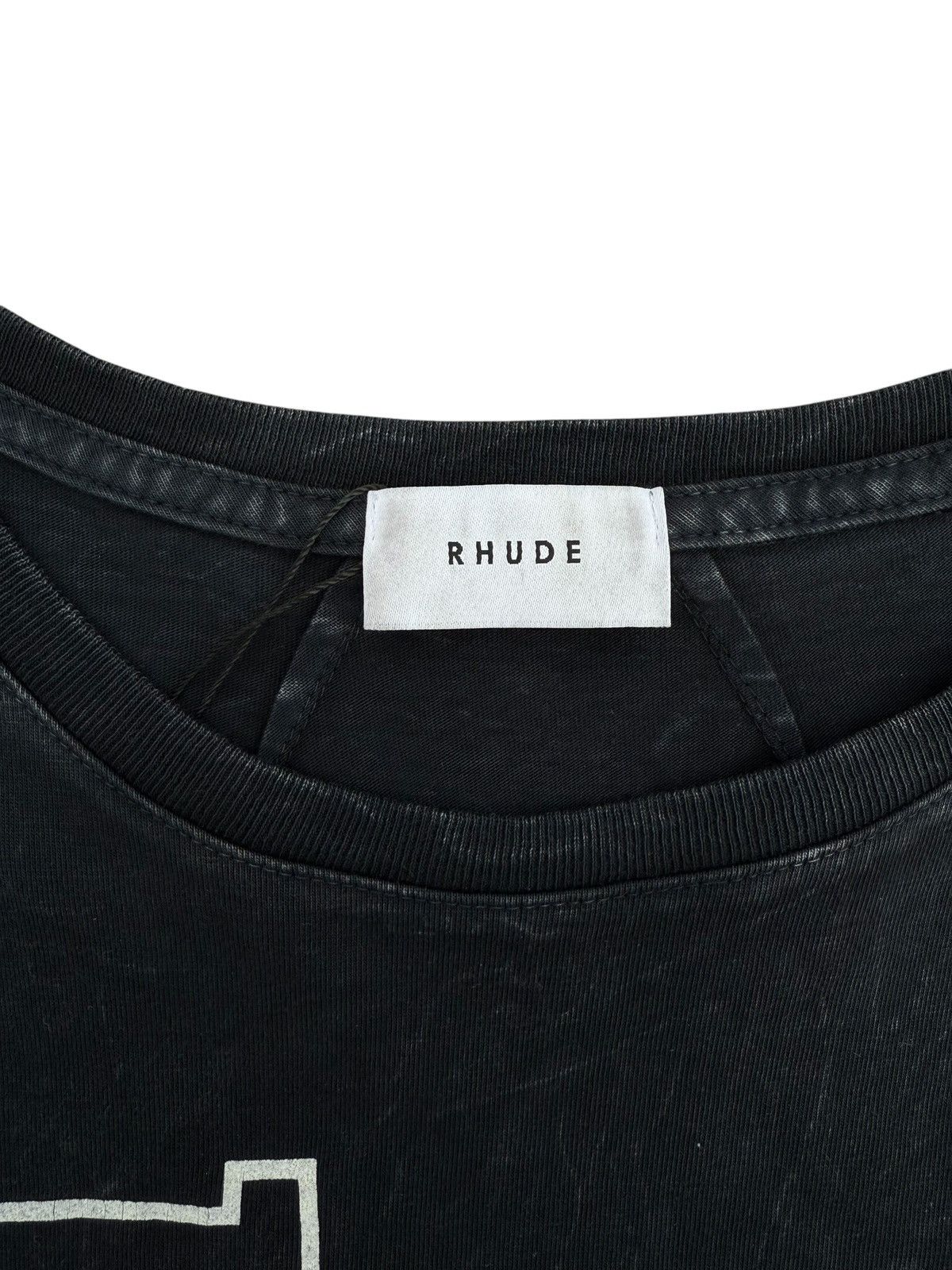 Rhude Rhude stone wash spell out t shirt Size US M / EU 48-50 / 2 - 2 Thumbnail