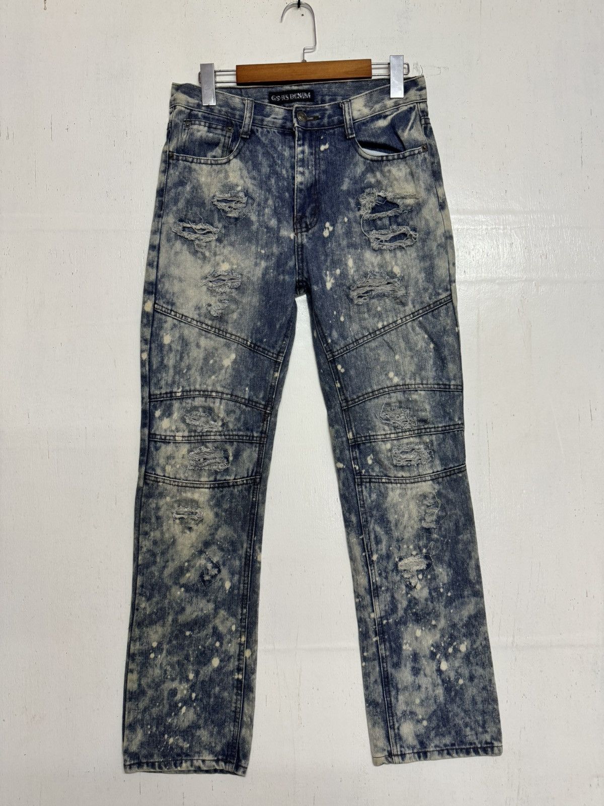 Vintage Gs denim distress Size US 31 - 4 Thumbnail