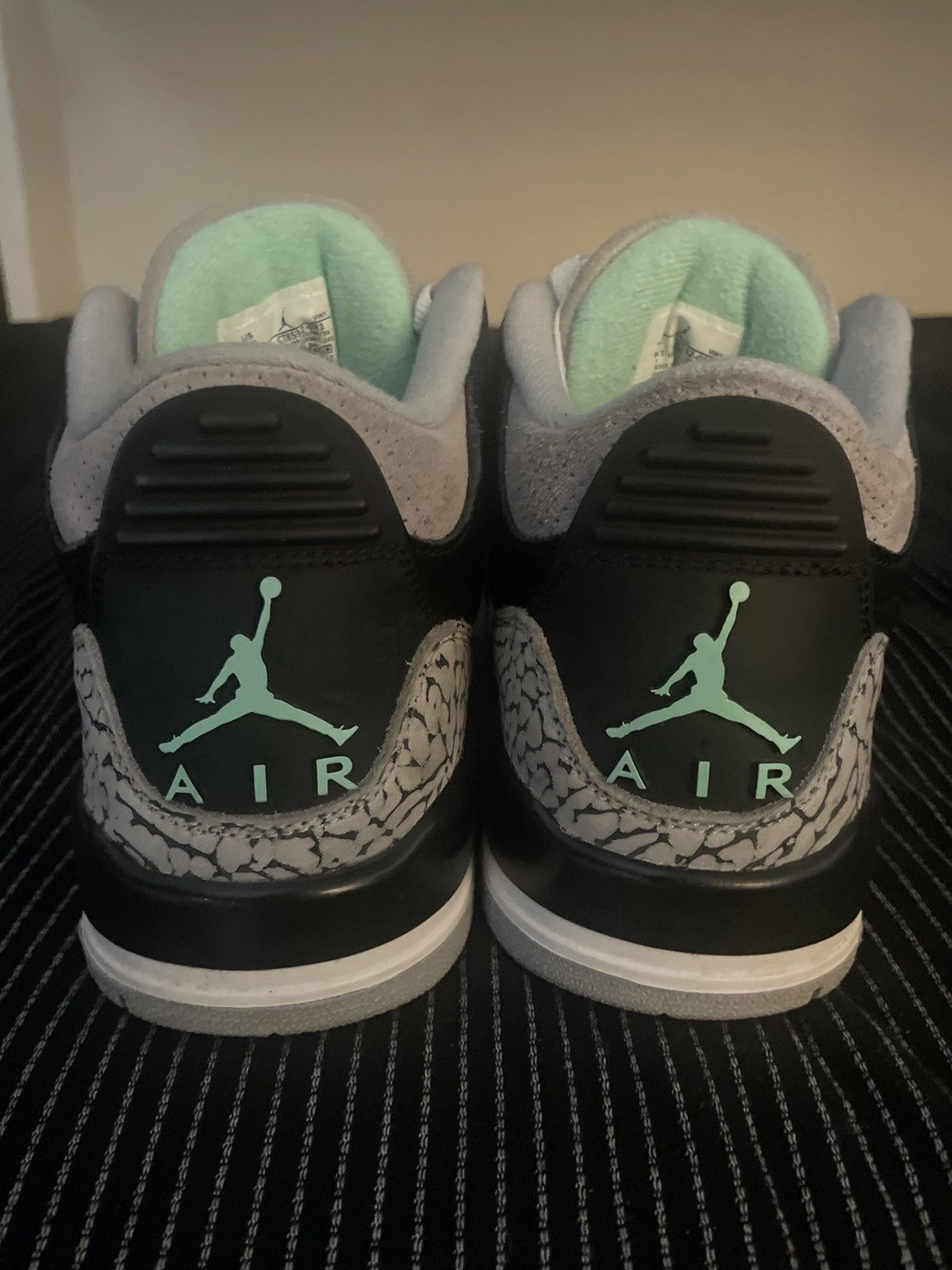 Jordan Brand Jordan 3 Retro Black/White Size US 8.5 / EU 41-42 - 5 Thumbnail