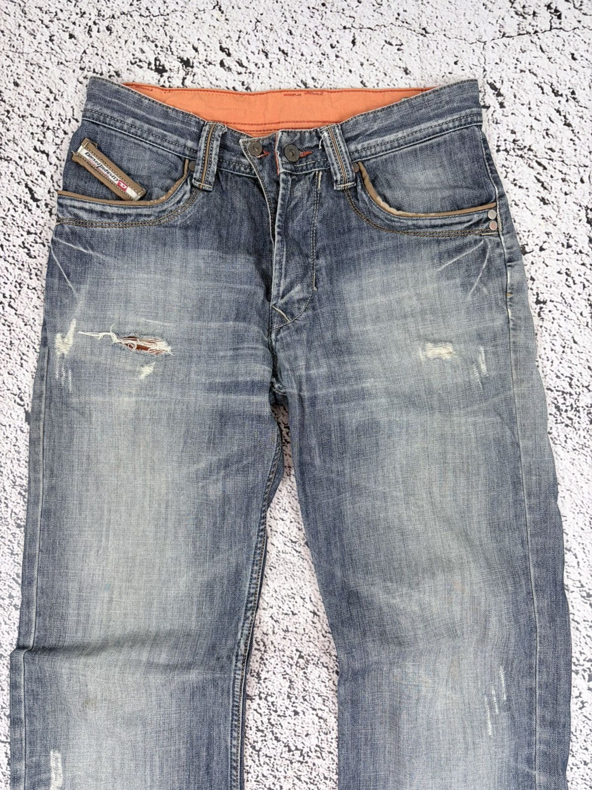 Diesel ⁠Vintage Diesel Distressed Jeans Y2K Archive Denim Size US 30 / EU 46 - 3 Thumbnail