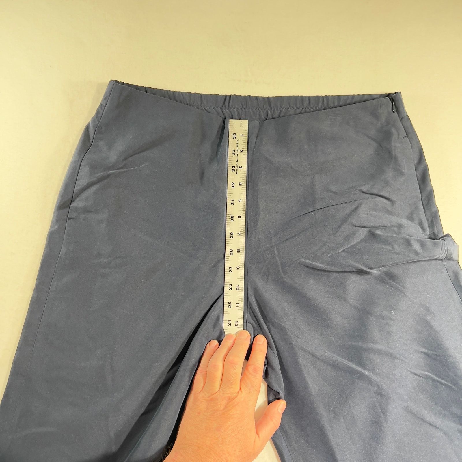 J. Jill j. jill Side Zipper Pull -On Pants Woman's Lg Tall Wide Leg Size 36" / US 14 / IT 50 - 8 Thumbnail
