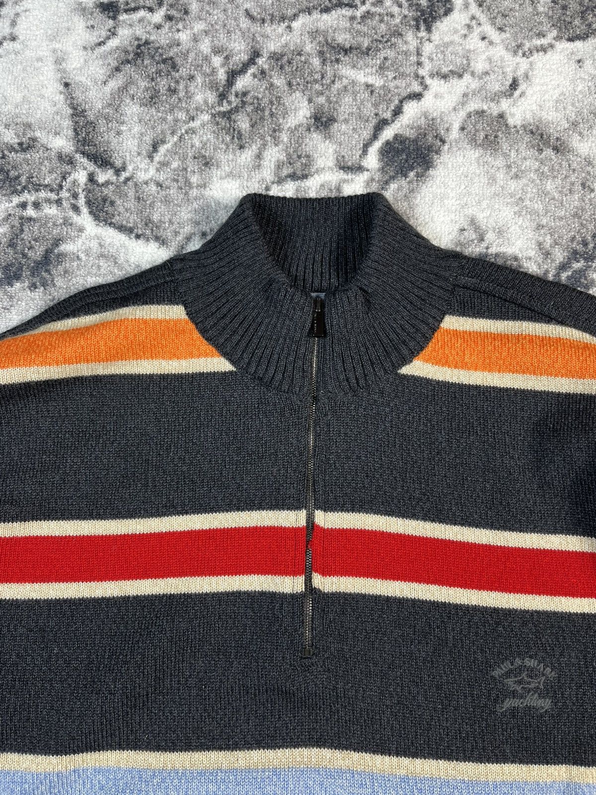 Paul & Shark Paul & Shark Striped Wool Sweater XXL Fits XL Size US XL / EU 56 / 4 - 5 Thumbnail