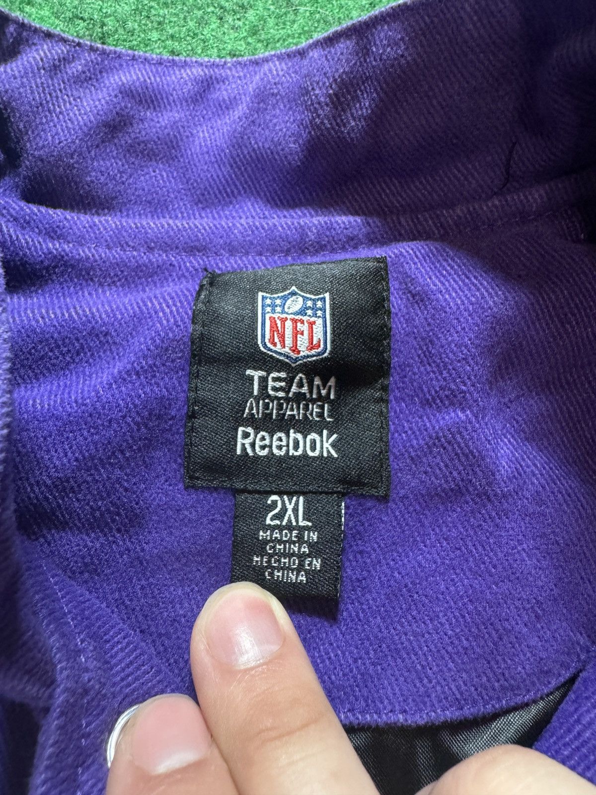 NFL INSANE Y2K Minnesota Vikings Varsity Nascar Kids 2XL Jacket Size XS / US 0-2 / IT 36-38 - 3 Thumbnail