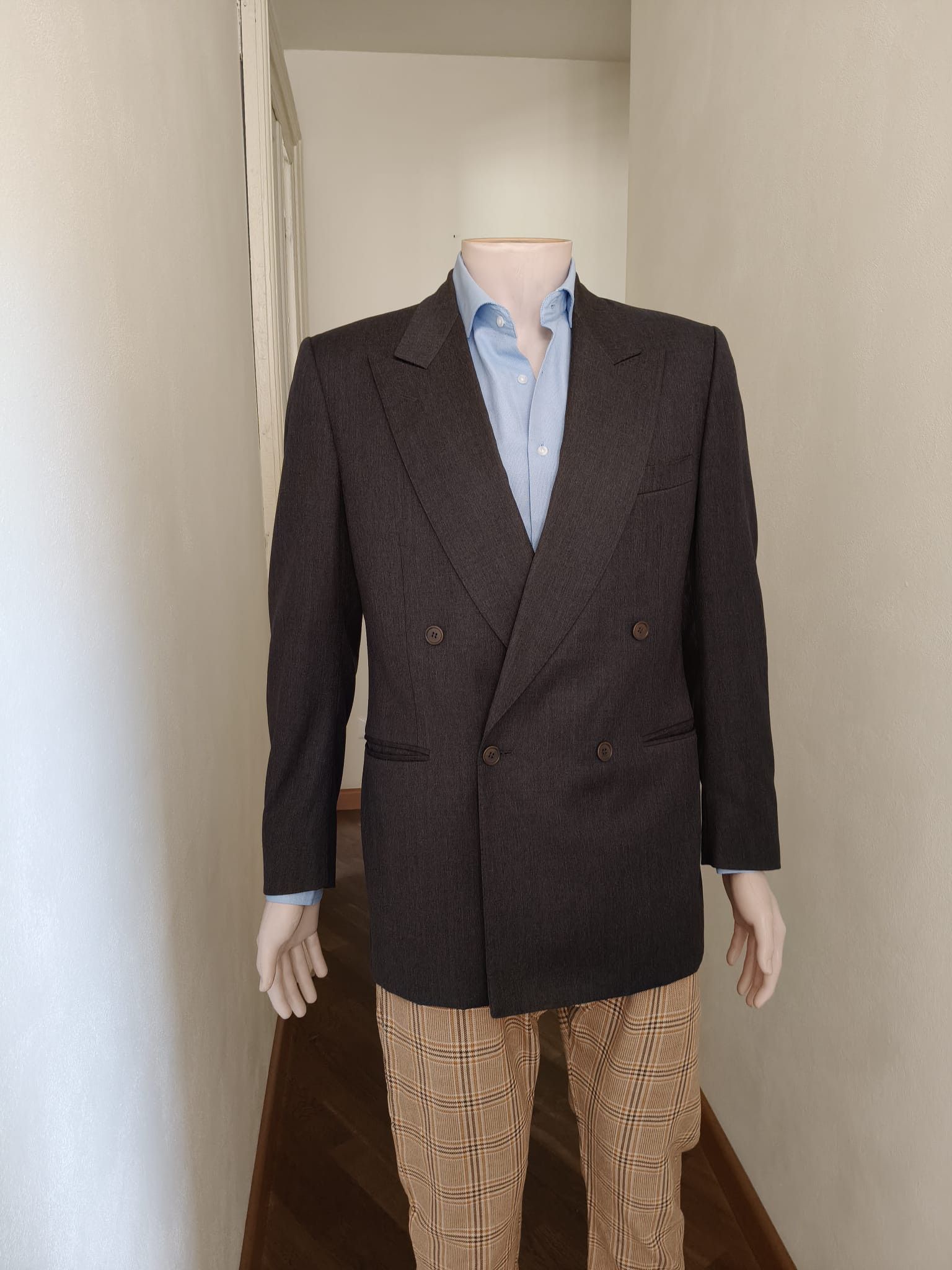 Canali Canali sartorial double breasted 4×1Jacket made in Italy Size 48S - 7 Thumbnail