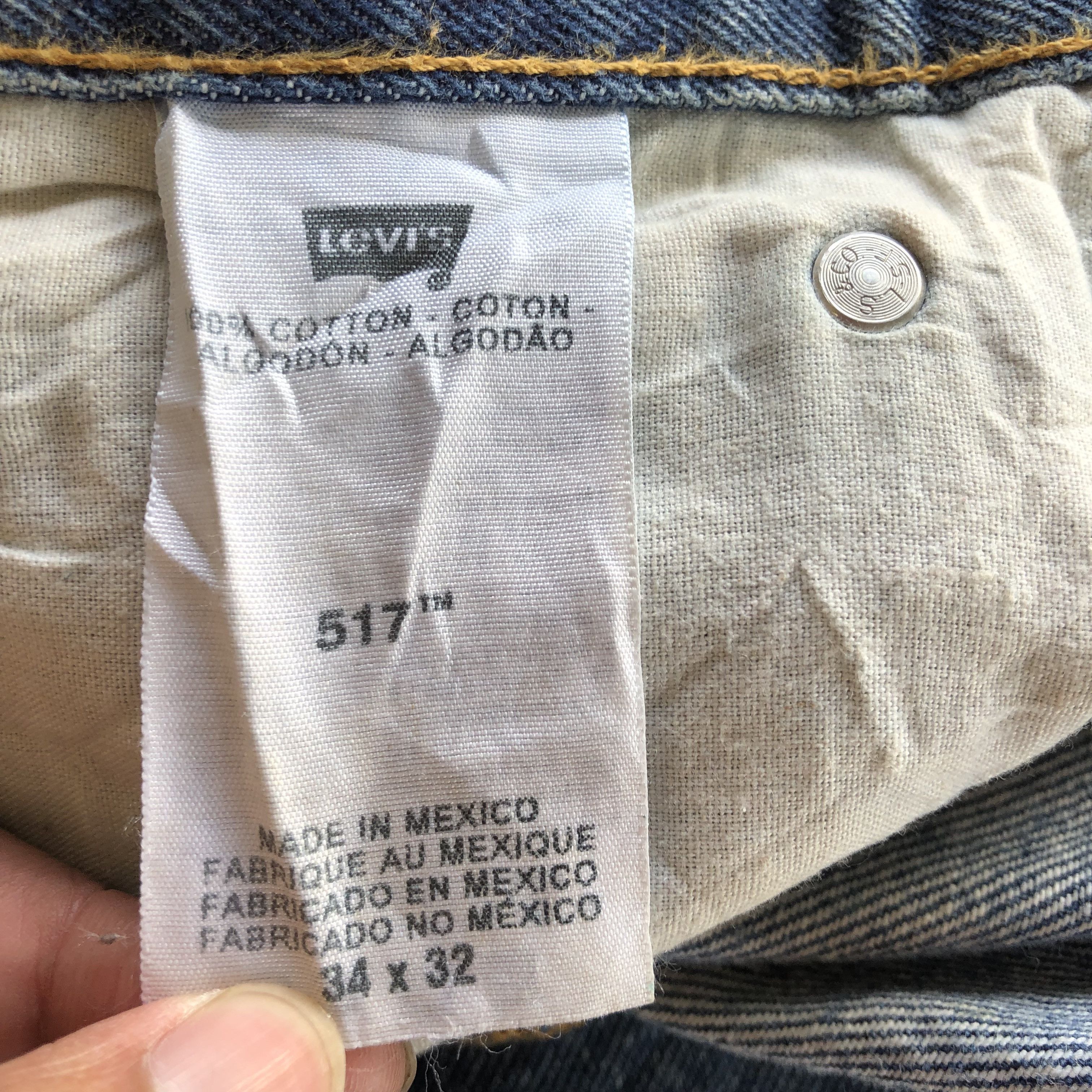 If Six Was Nine Vintage Levis 517 Distressed Jeans Levis Flare Bootcut Denim Size US 32 / EU 48 - 9 Thumbnail