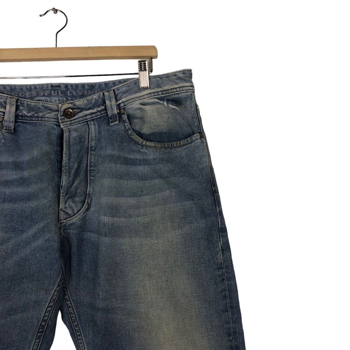 Diesel 🔥Biker Denim Jeans Diesel Industry Denim Division Size US 38 / EU 54 - 6 Thumbnail