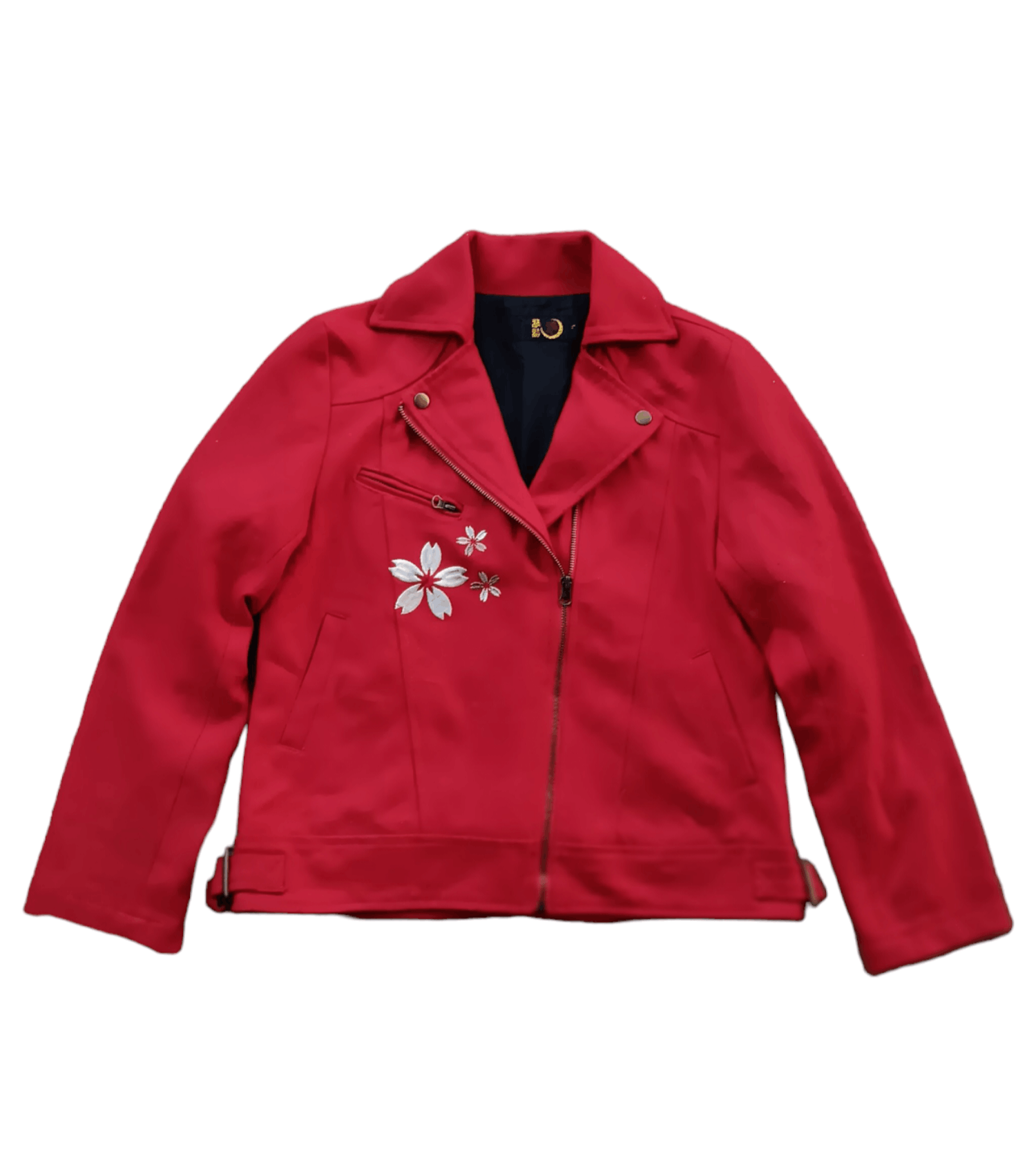 Japanese Brand Japanese embroidery sakura wool double collar unisex jacket Size US M / EU 48-50 / 2 - 2 Thumbnail