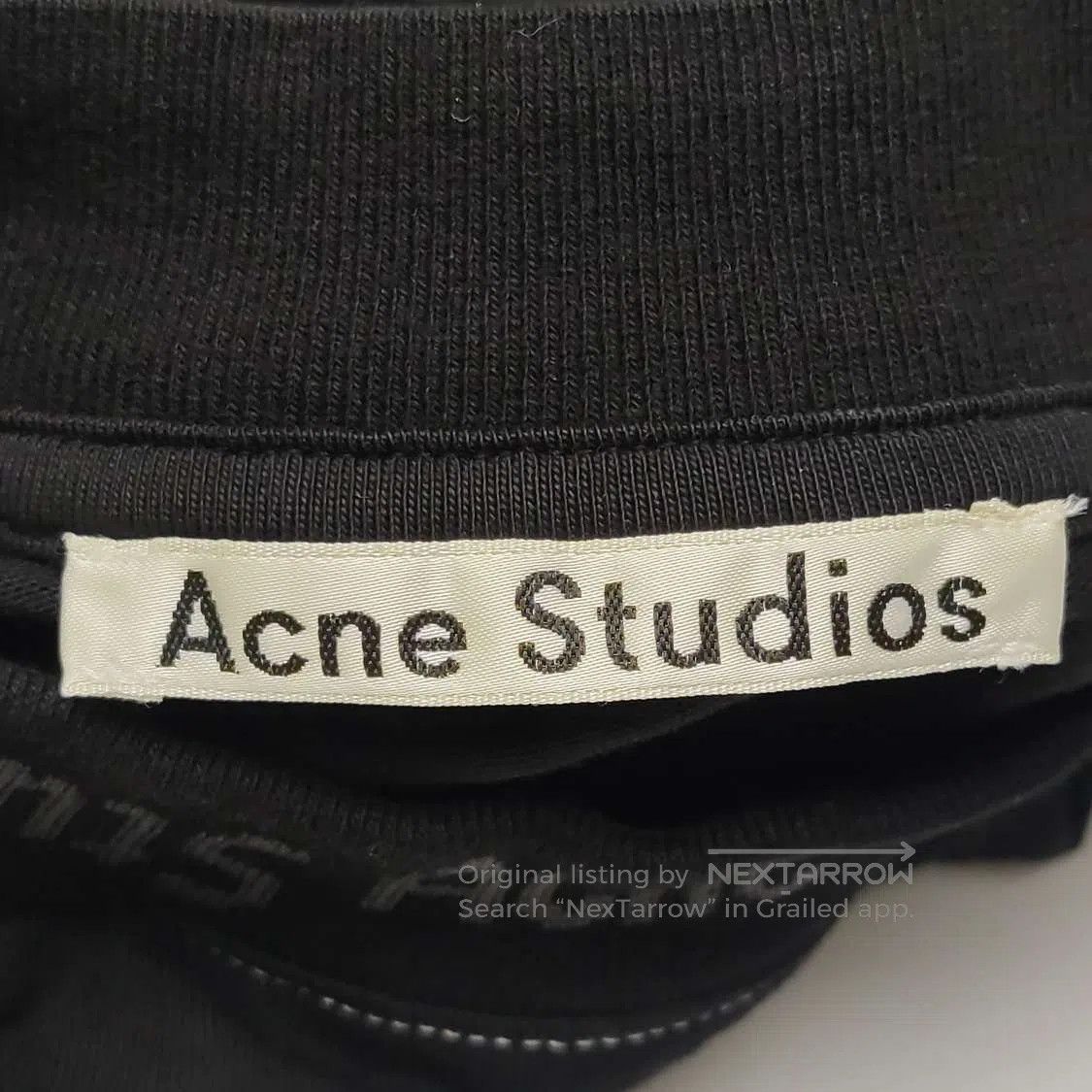 Louis Vuitton Acne Studios XXS Cotton Letter Logo Long. Size US XXS / EU 40 - 4 Thumbnail