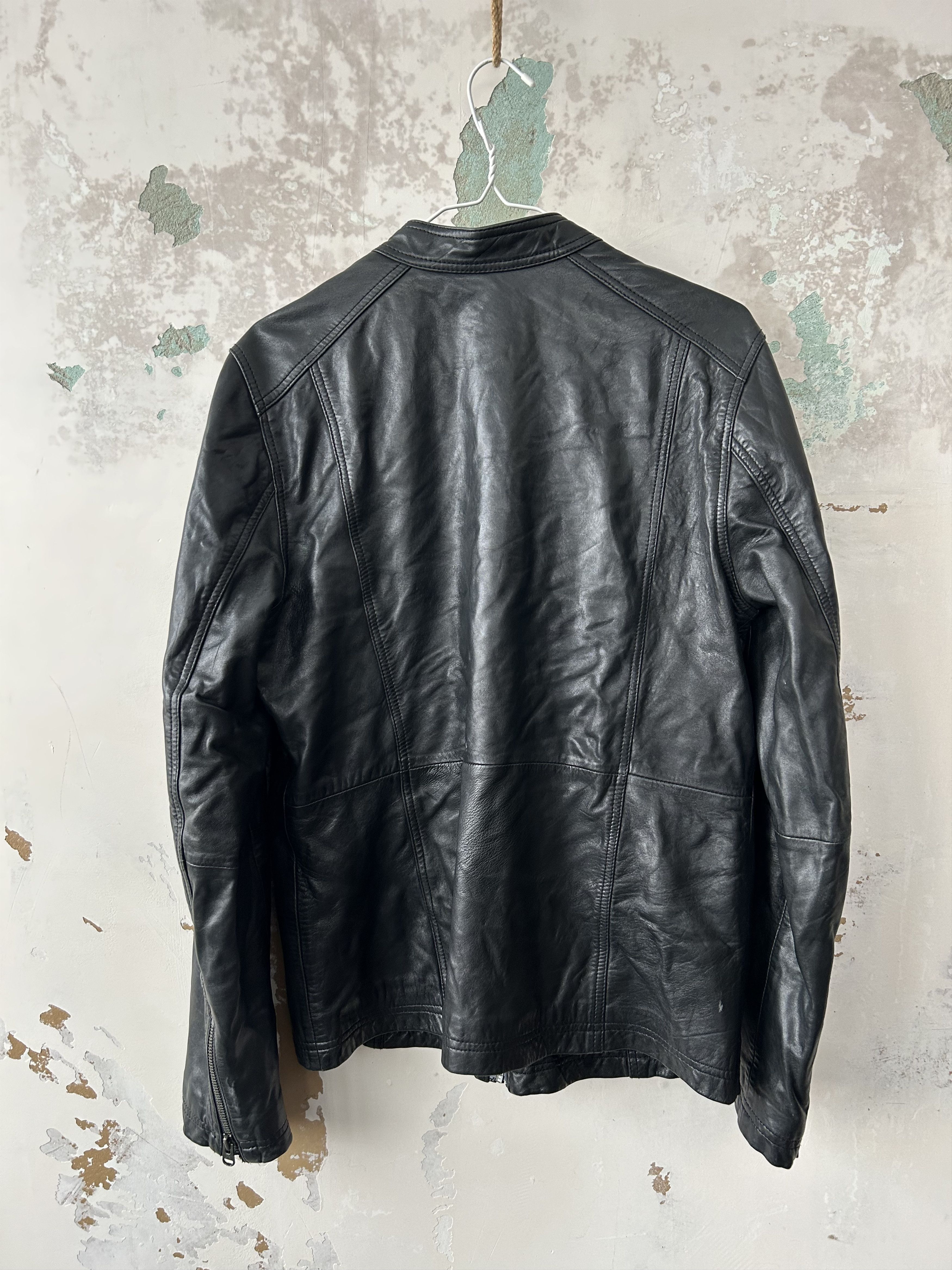 Ted Baker Ted Baker London Black Leather Jacket Mens Size 3 Size M / US 6-8 / IT 42-44 - 4 Thumbnail