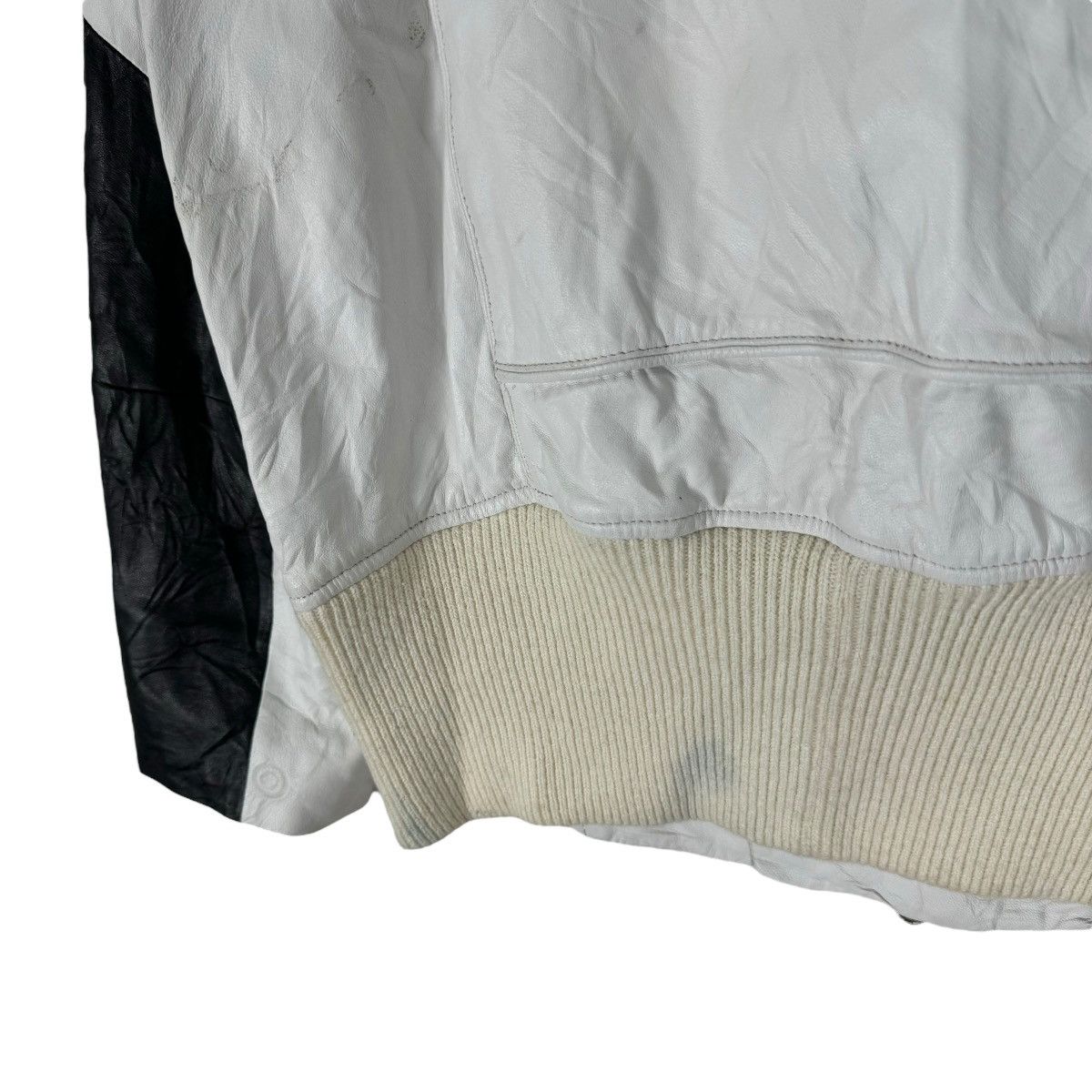 Issey Miyake ☀️TSUMORI CHISATO ISSEY MIYAKE LEATHER BIKERS JACKET Size M / US 6-8 / IT 42-44 - 5 Thumbnail