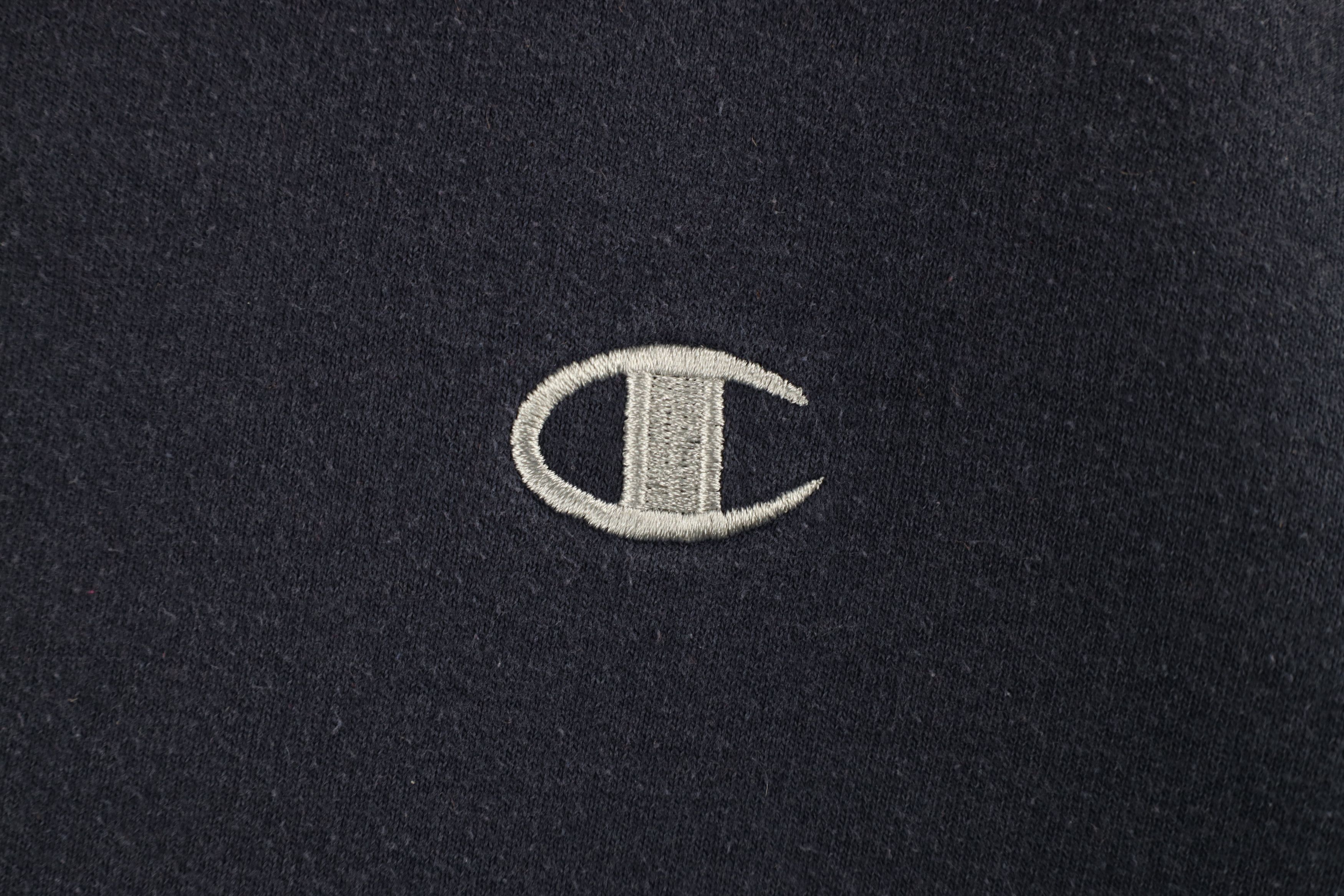 Champion × Vintage Vintage Champion Classic Logo Crewneck Sweatshirt Blue Size US XXL / EU 58 / 5 - 4 Thumbnail