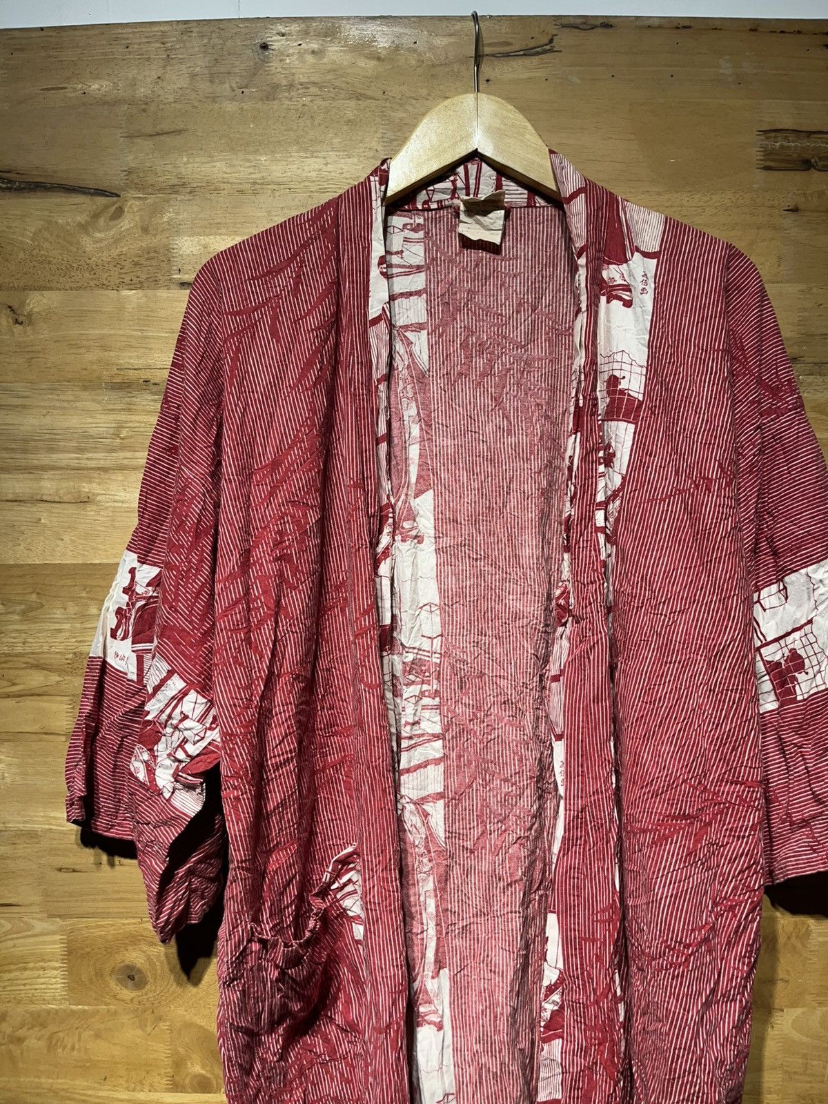 Japanese Brand Japanese yohji yamamoto style kimono geisha print Size US L / EU 52-54 / 3 - 3 Thumbnail