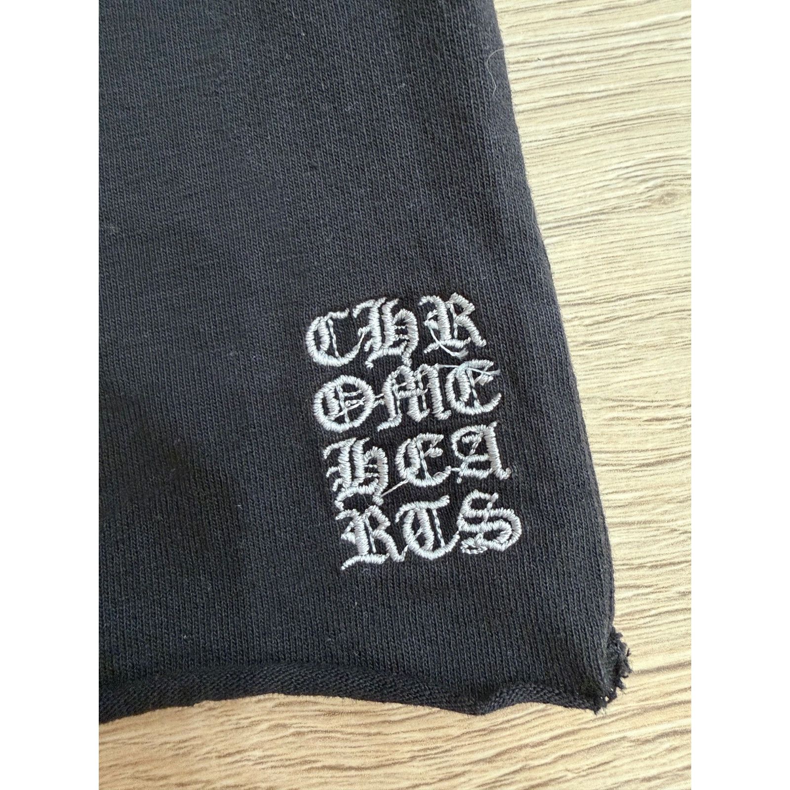 Chrome Hearts Chrome Hearts Script Logo Black Cropped T-Shirt Small Size S / US 4 / IT 40 - 4 Thumbnail