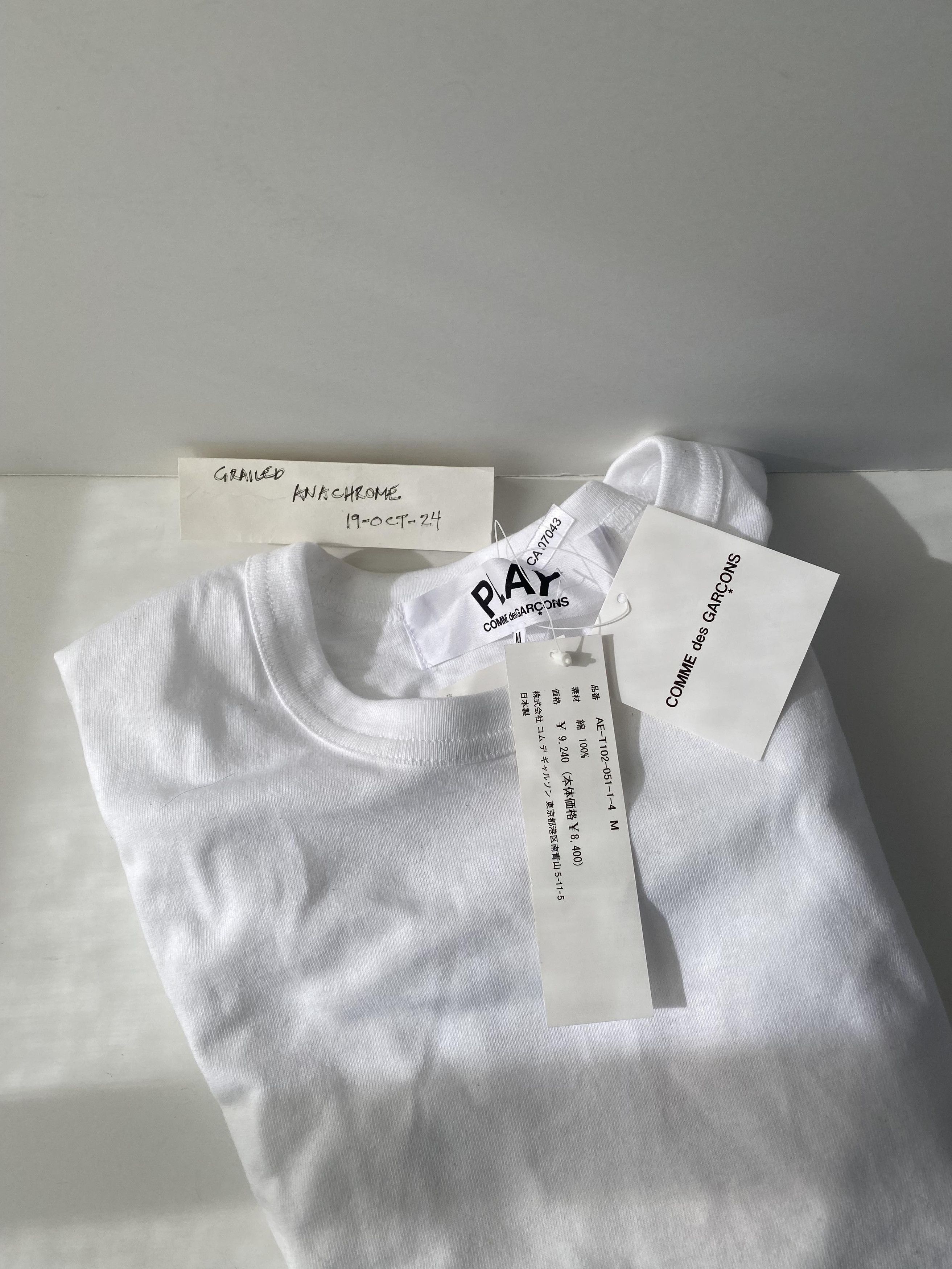 Comme des Garcons PLAY CDG X Play T Shirt Size US M / EU 48-50 / 2 - 4 Thumbnail