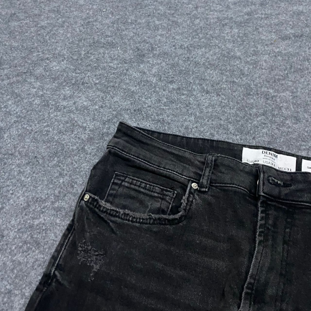 Bershka 💥Best Offer💥Bershka Skinny Punk Distressed Denim Size US 32 / EU 48 - 11 Thumbnail