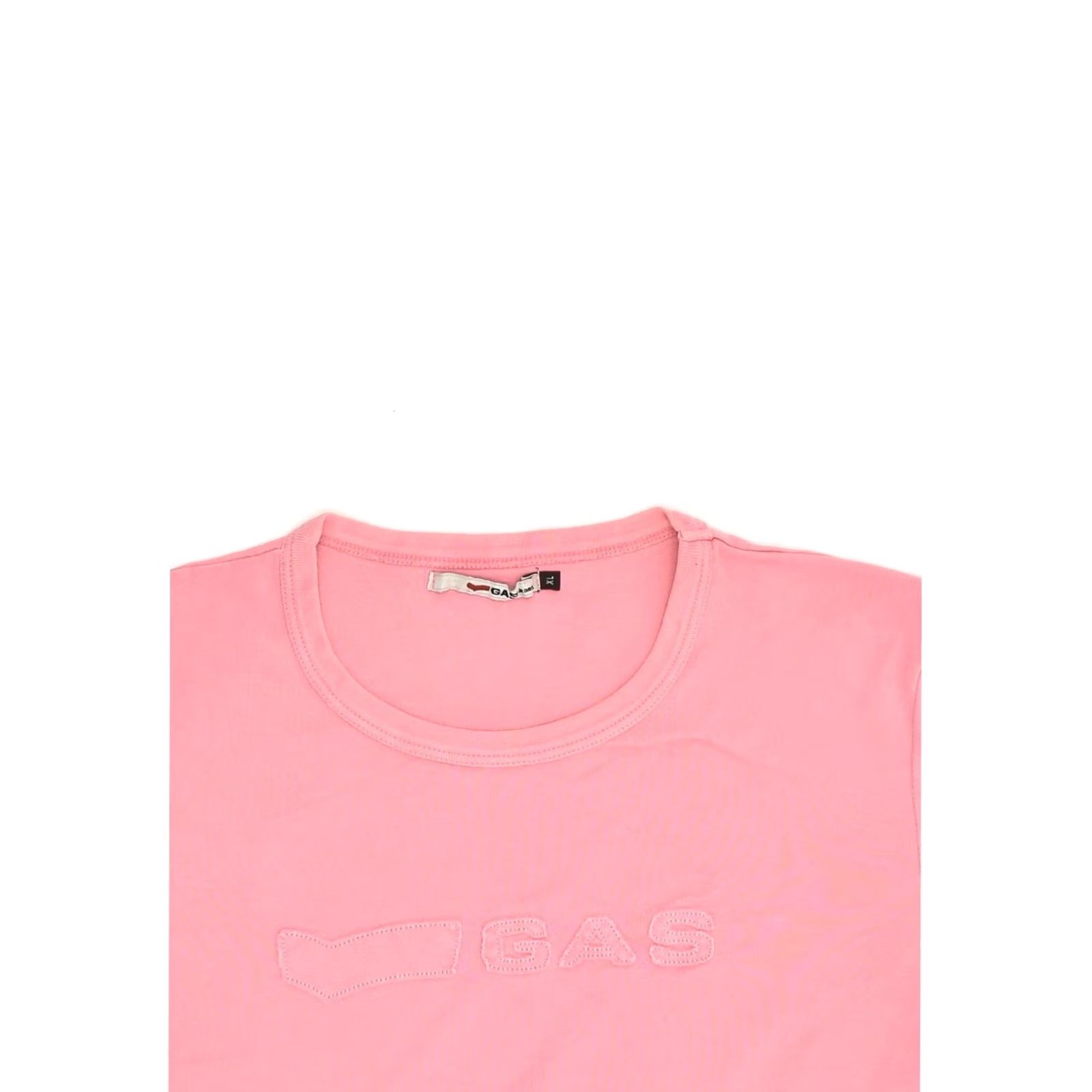 GAS GAS Womens T-Shirt Top XL Pink Cotton Size XL / US 12-14 / IT 48-50 - 4 Thumbnail