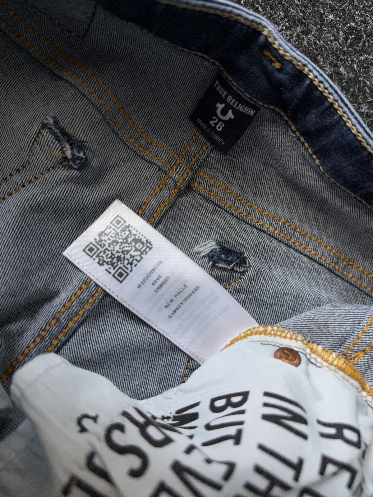 True Religion Vintage Y2K 00s True Religion SK8 Skinny jeans Denim pants Size 26" / US 2 / IT 38 - 9 Thumbnail