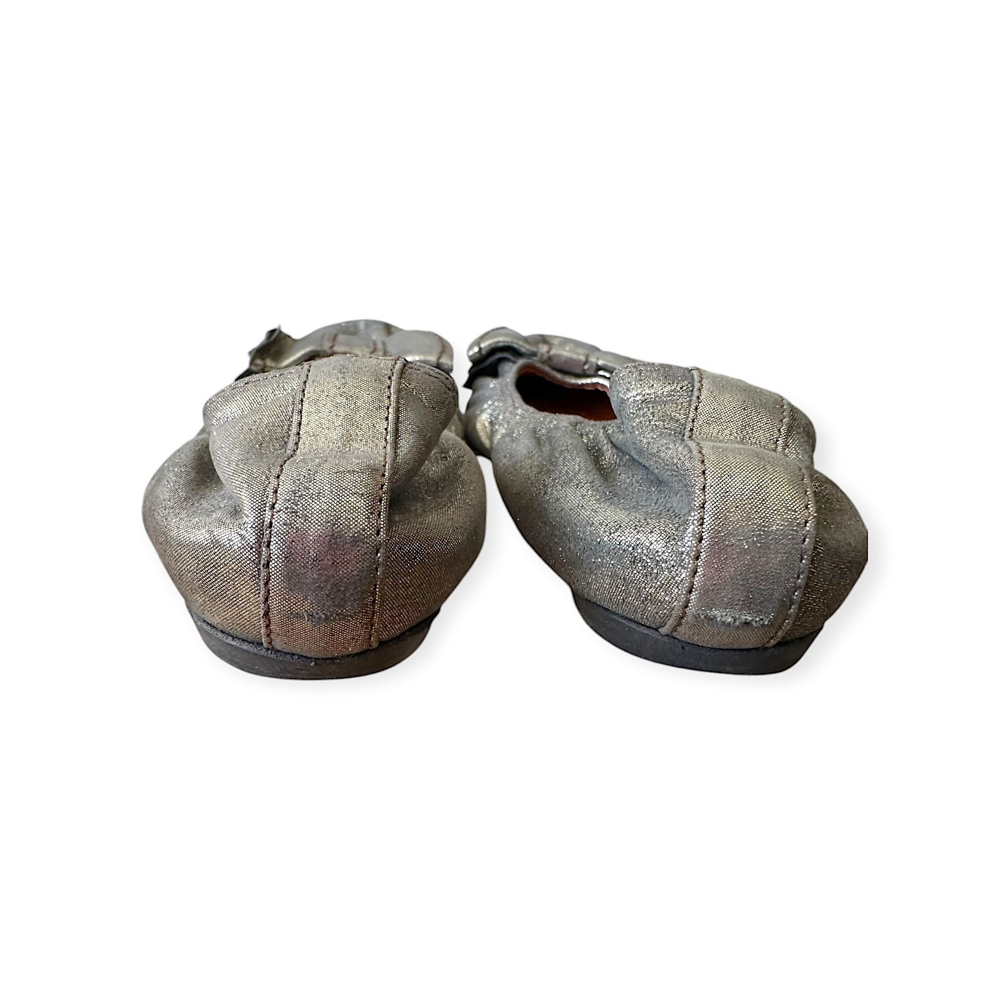 Lanvin Lanvin Classic Ballerina Flats with Oversized Bows. Pewter l Size US 9 / IT 39 - 6 Thumbnail