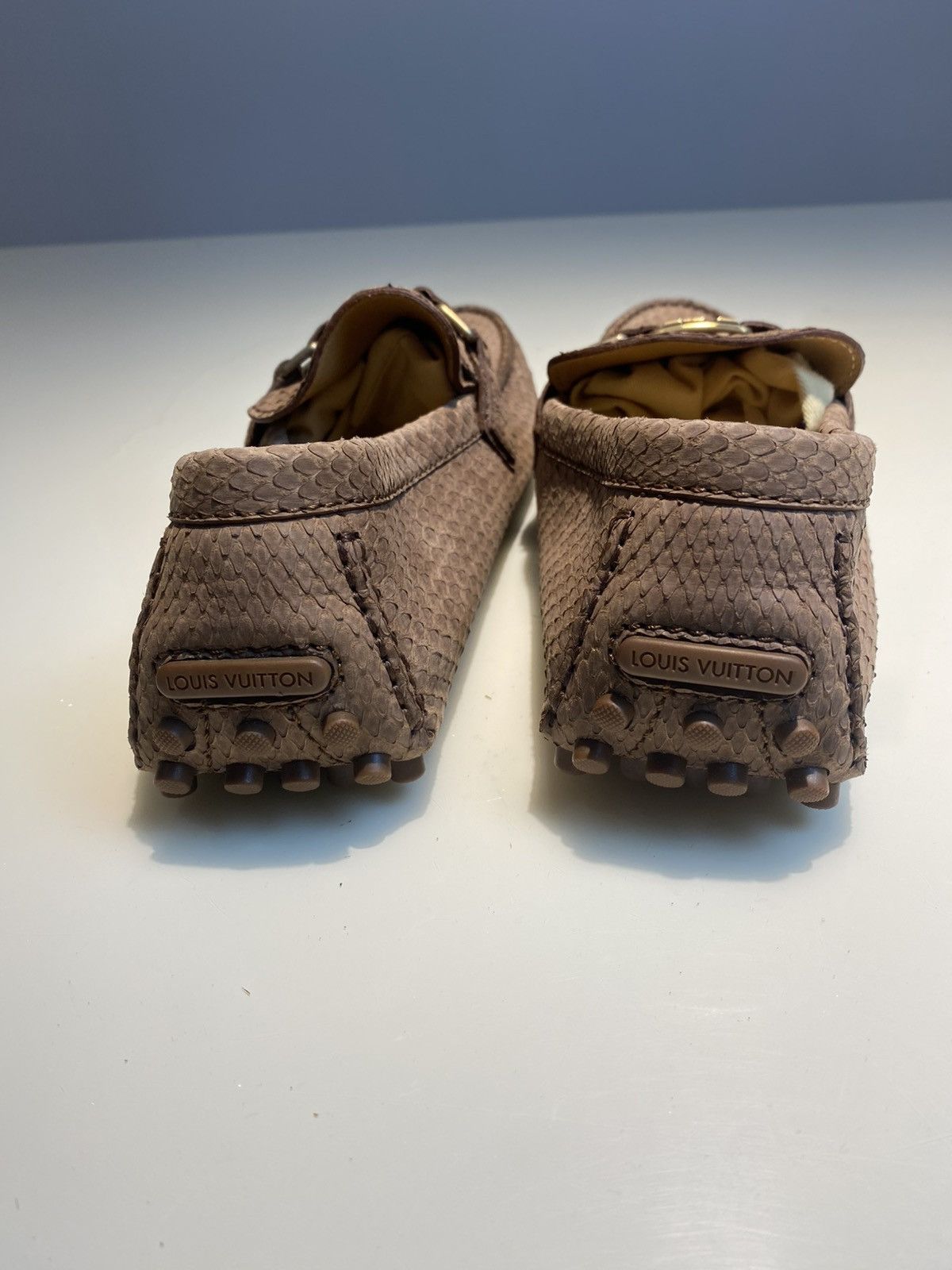 Louis Vuitton Louis Vuitton Python Monte Carlo Loafers Size9 Size US 9 / EU 42 - 4 Thumbnail