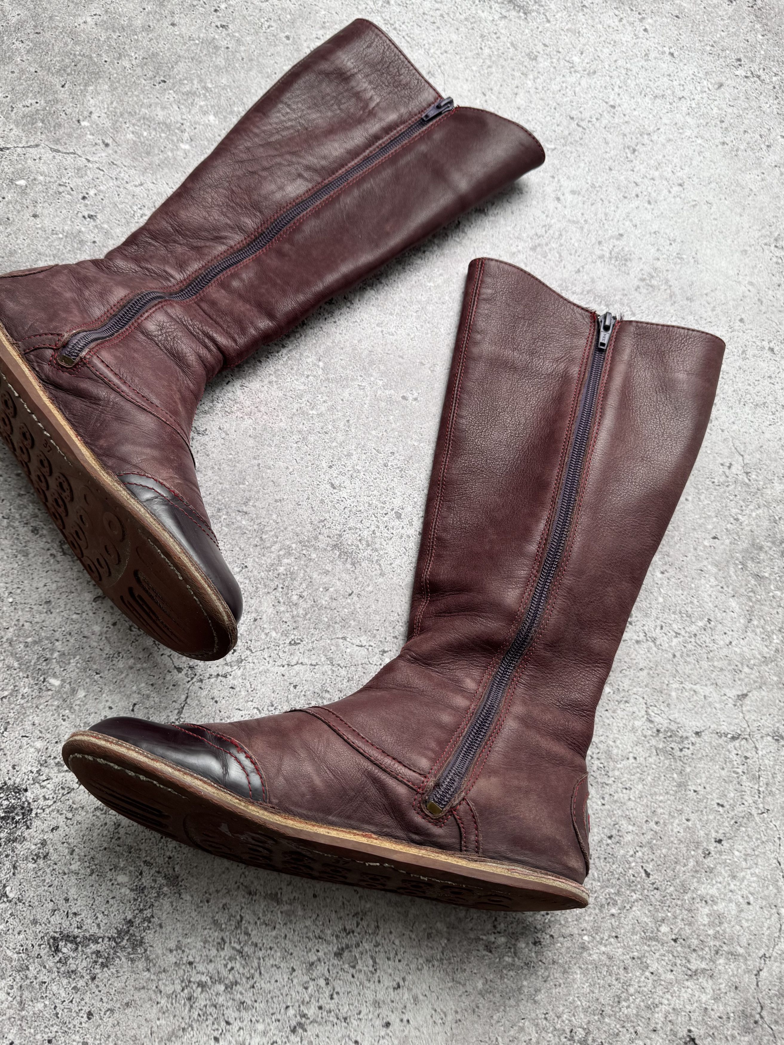 Camper Camper Vintage Faded Leather Boots C2(V497)E8 Size US 7 / IT 37 - 7 Thumbnail