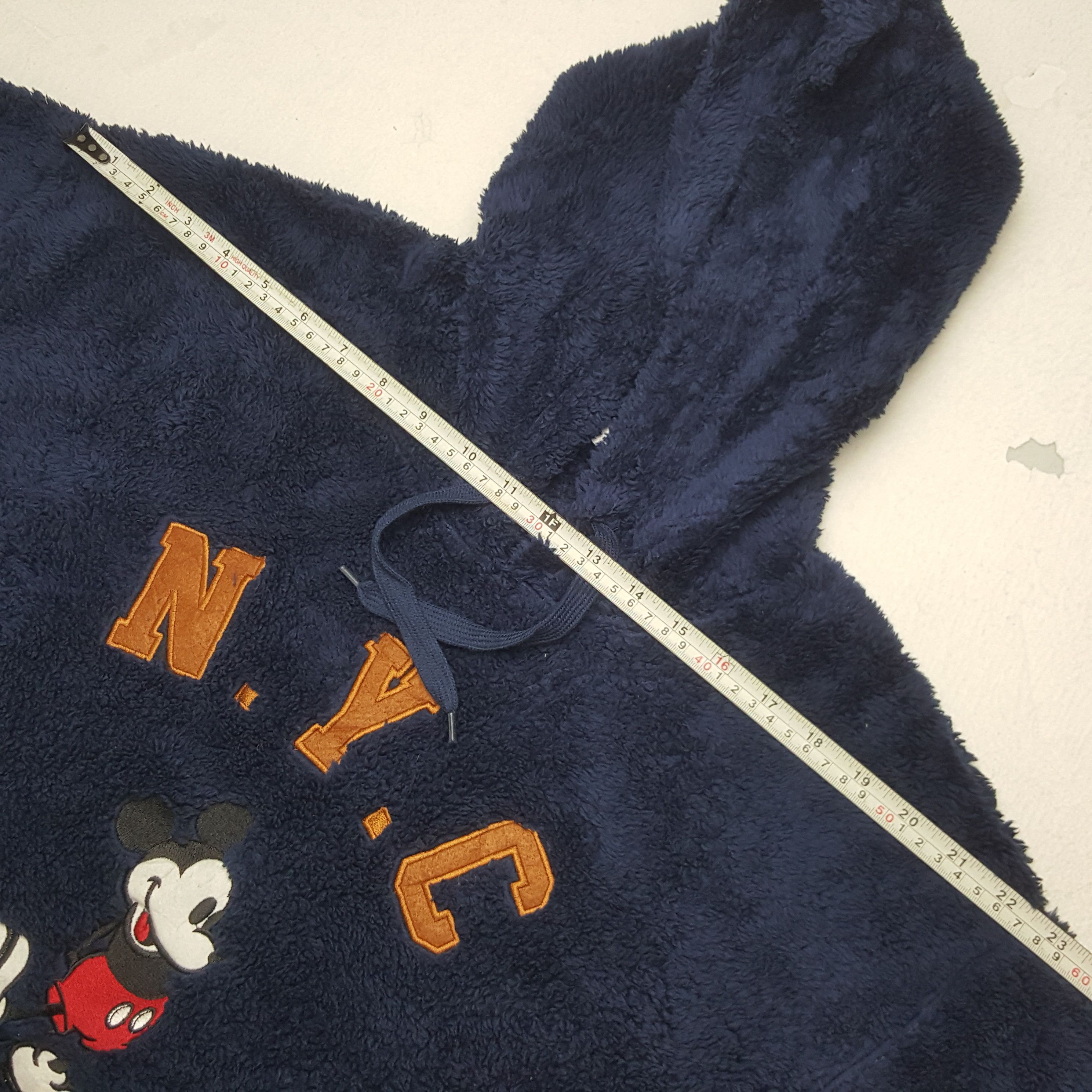 Disney × Mickey Mouse × Vintage Vintage N.Y.C Mickey Mouse American Cartoon Fleece Hoodies Size US S / EU 44-46 / 1 - 6 Thumbnail