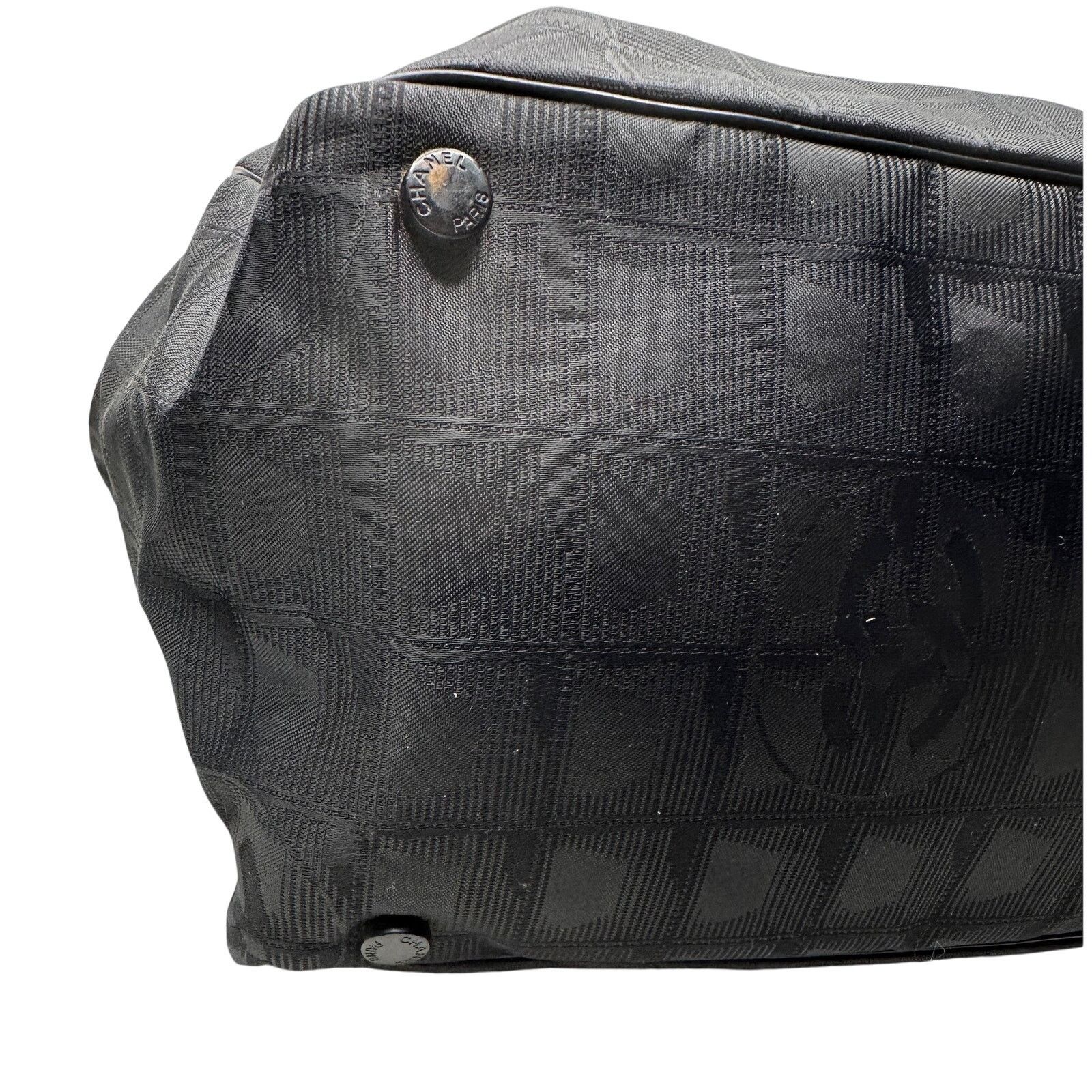 Chanel CHANEL Black Nylon Travel Line Tote Bag Size ONE SIZE - 11 Thumbnail