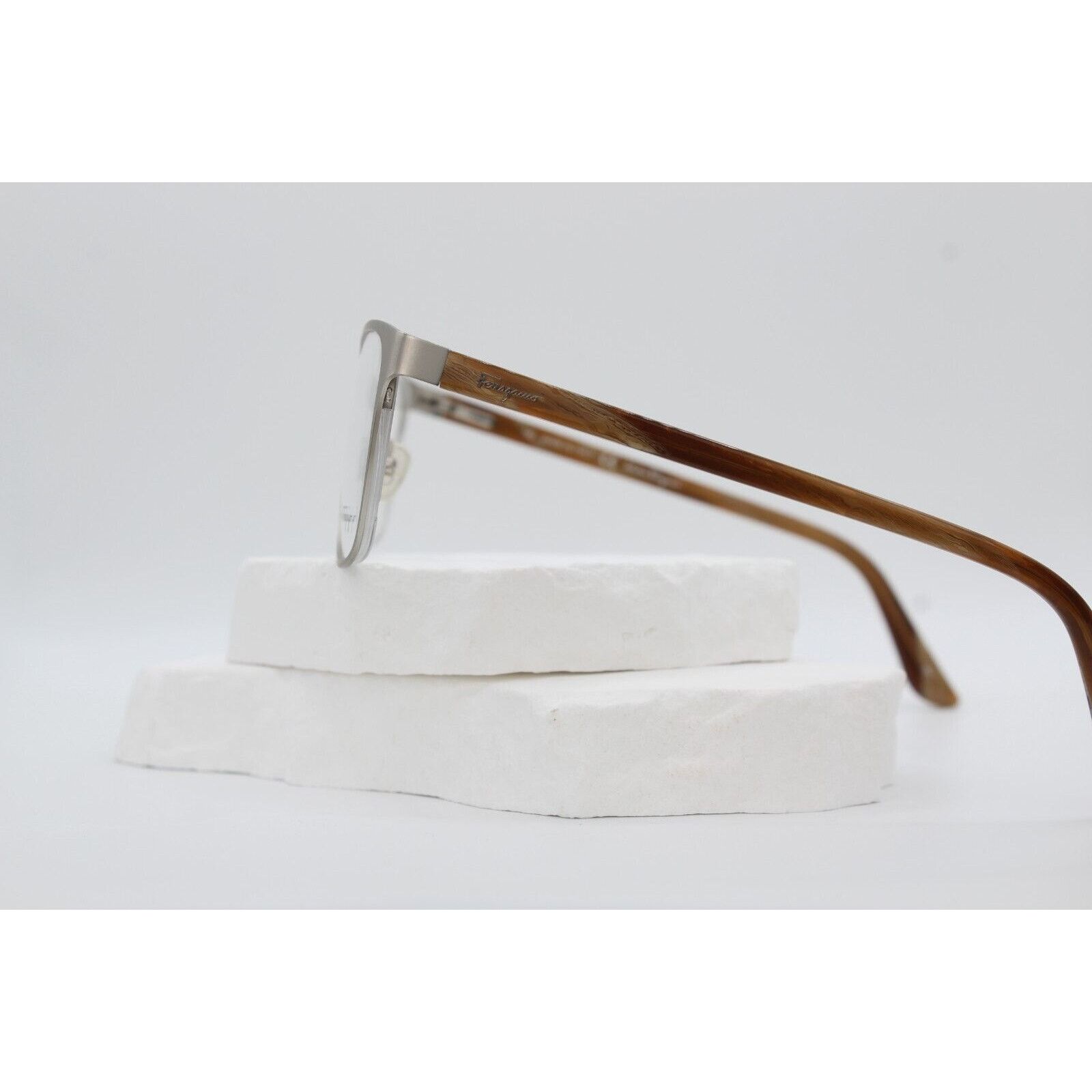 Salvatore Ferragamo Ferragamo SF2129 29 Eyeglasses - Gunmetal, 53-18-140 Size ONE SIZE - 3 Thumbnail