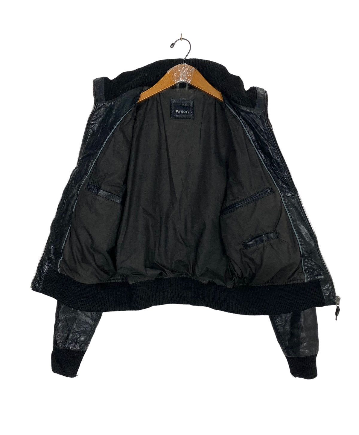 Japanese Brand Rare‼️ Jules Collection Buffalos Skin Leather Jacket Size US M / EU 48-50 / 2 - 5 Thumbnail