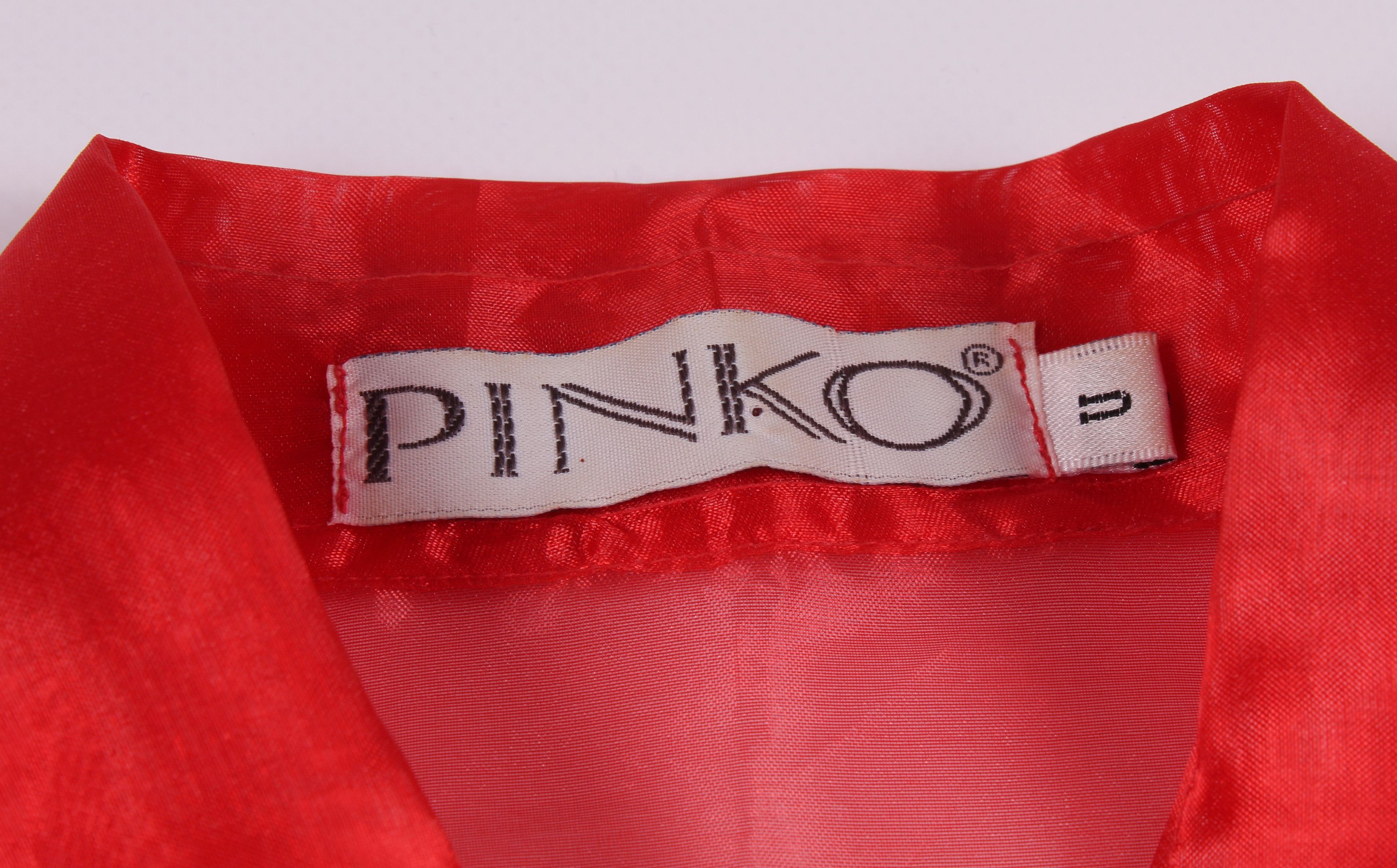 Pinko × Vintage Vintage Pinko Oversized Mesh Shirt Size ONE SIZE - 5 Thumbnail