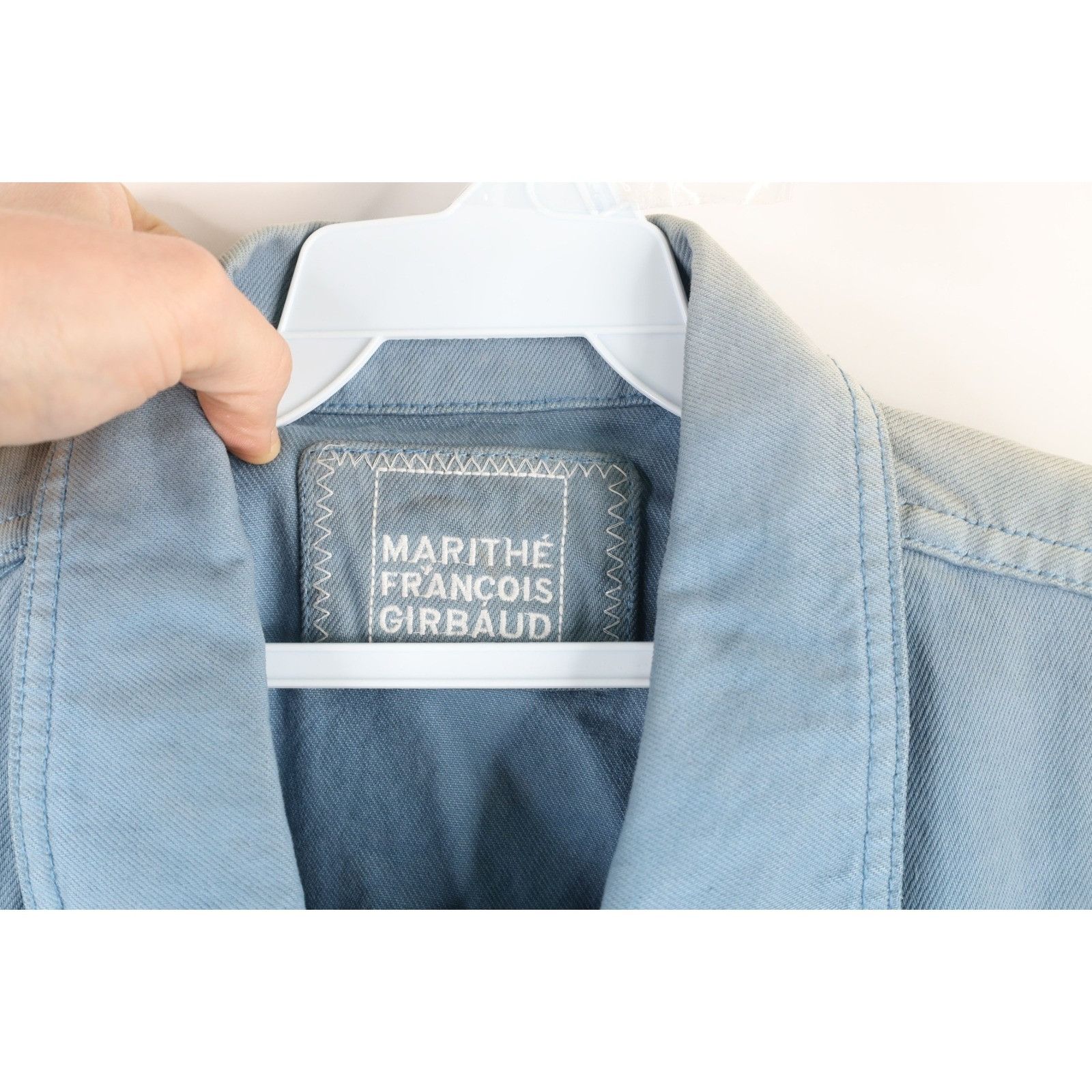 Marithe + Francois Girbaud NOS Vintage 90s Marithe Francois Girbaud Denim Jacket Size US L / EU 52-54 / 3 - 5 Thumbnail