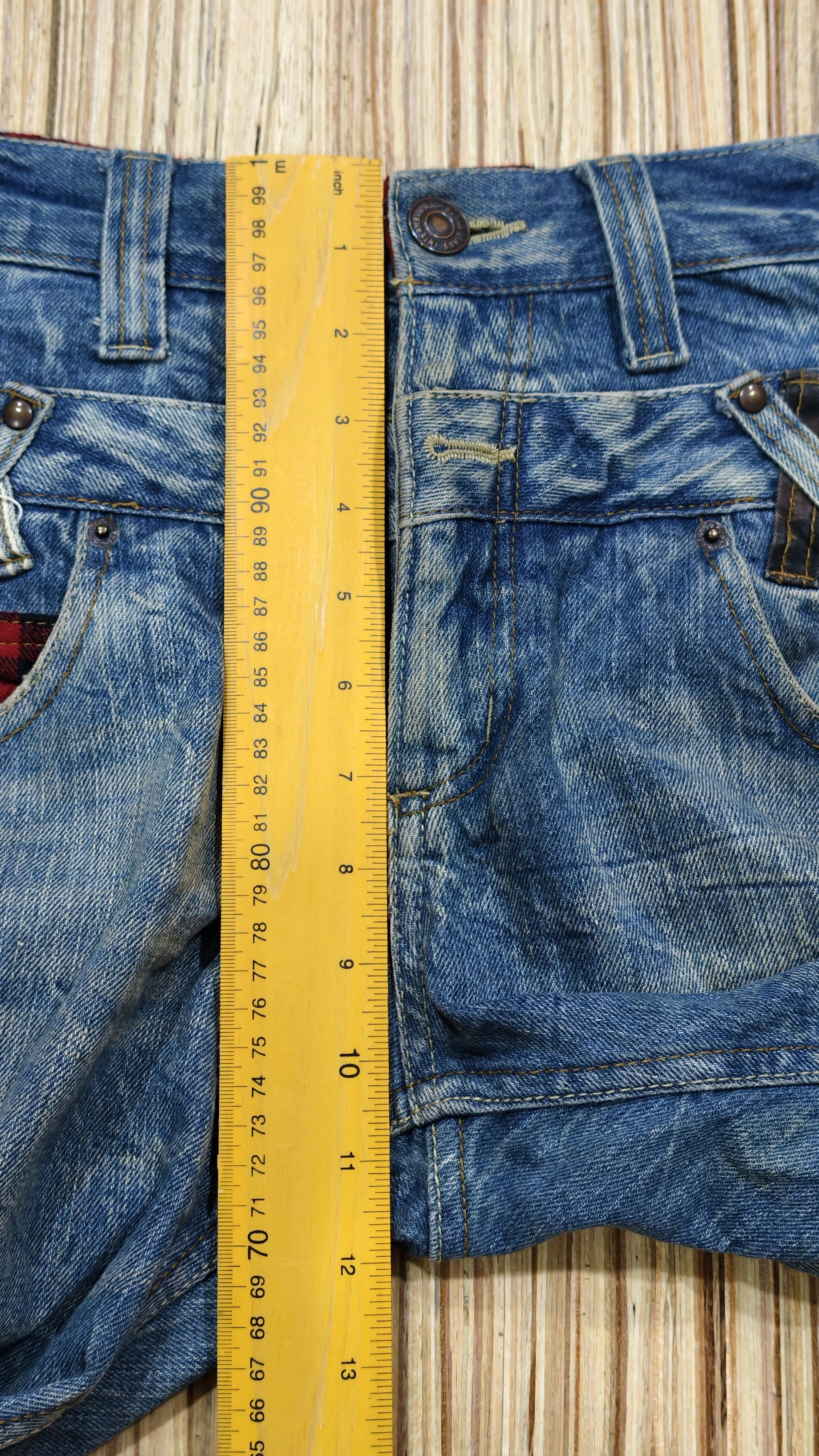 Japanese Brand Exit double waist jeans Size US 32 / EU 48 - 7 Thumbnail