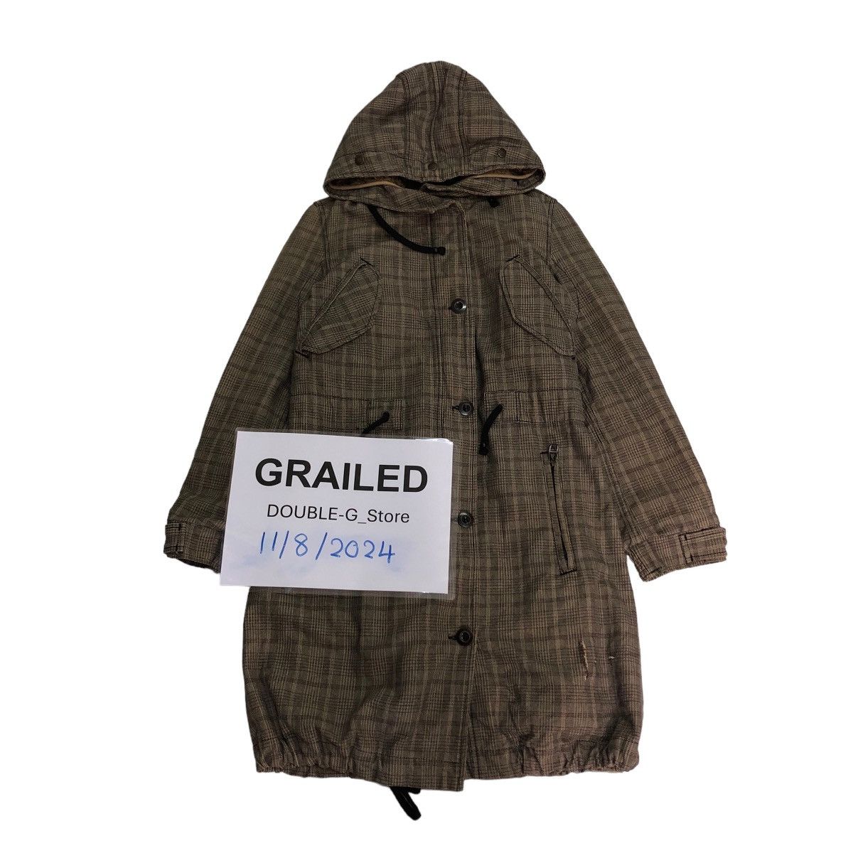Japanese Brand 📌VINTAGE LONG JACKET SHEARLING FUR LINING BIKER REPLAY Size US XS / EU 42 / 0 - 1 Thumbnail