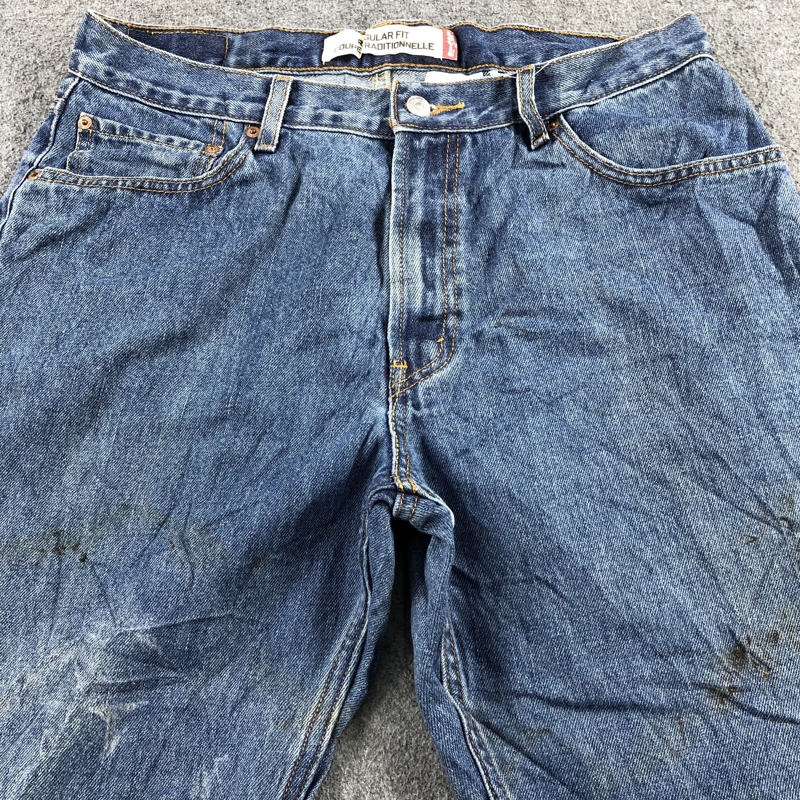 Levi's Vintage Blue Wash Levis Jeans-J2063 Size US 34 / EU 50 - 3 Thumbnail