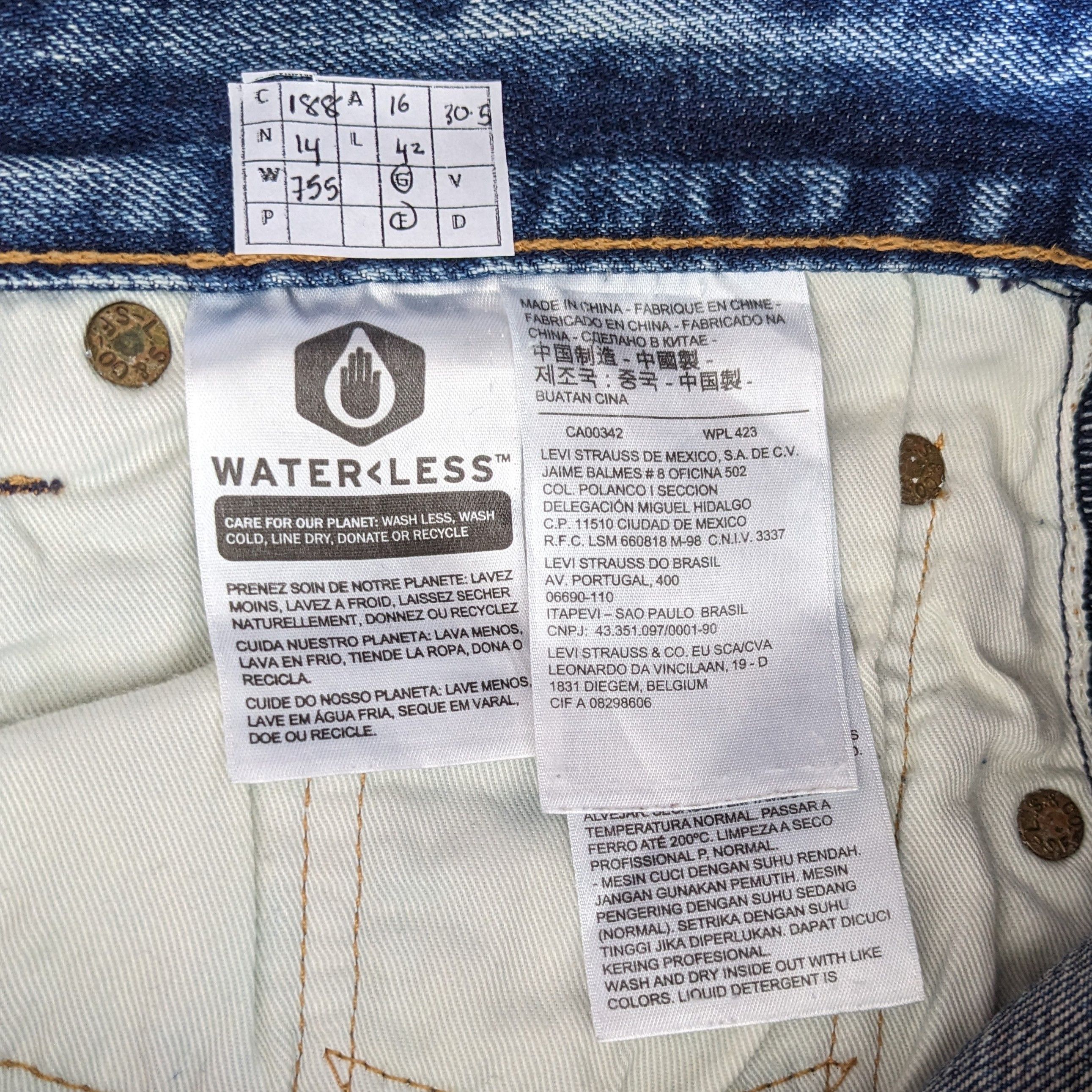 Vintage Vintage Levi's American Brand Jeans Size US 32 / EU 48 - 13 Thumbnail