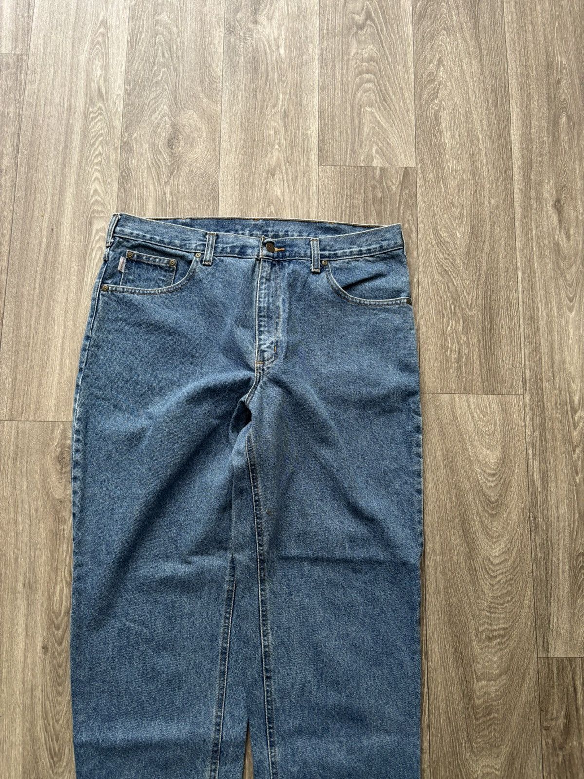 Carhartt Carhartt Medium Blue Denim Jeans 36 x 30 Size US 36 / EU 52 - 8 Thumbnail