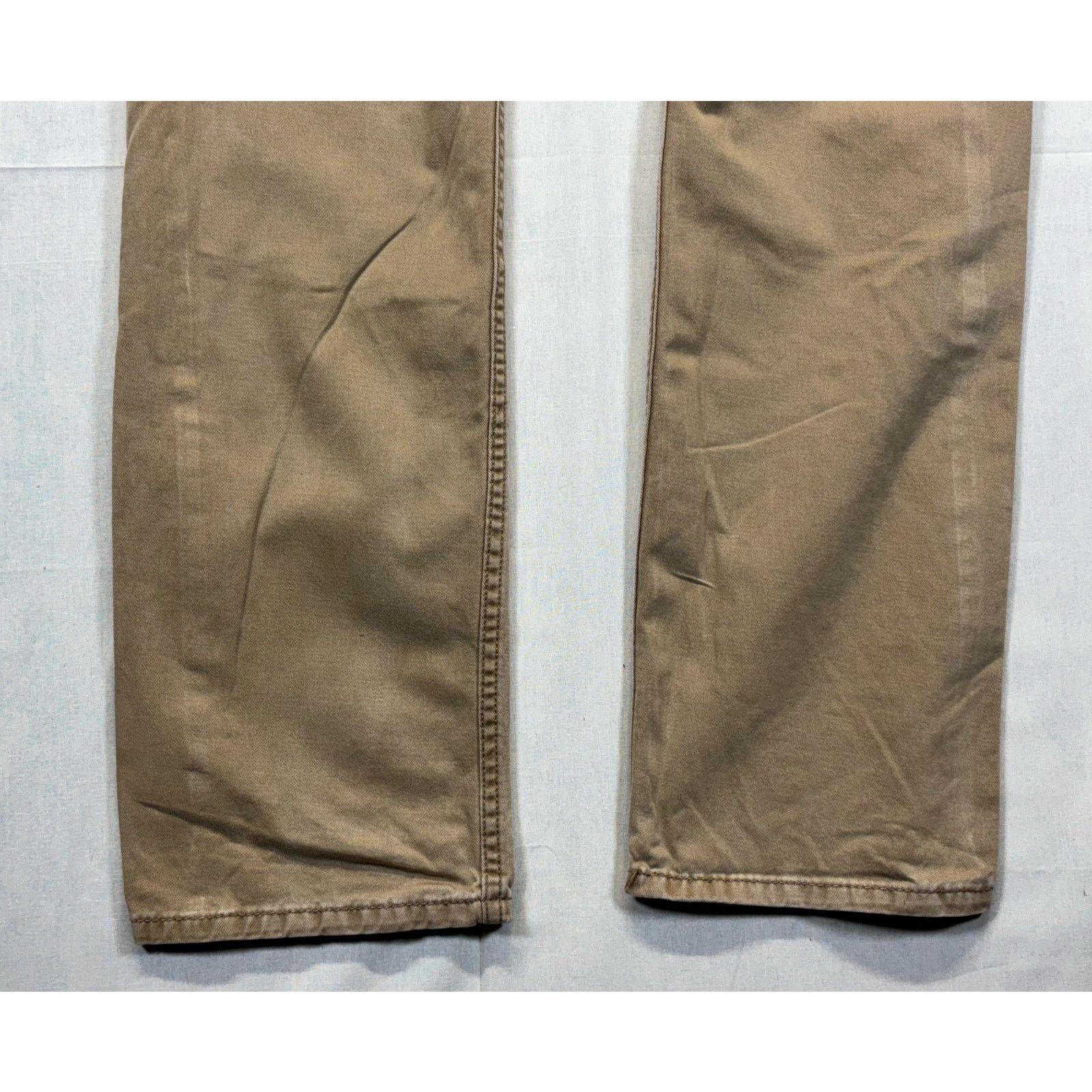 Levi's Levi’s 514 Straight Fit Khaki Jeans Men’s 32x34 Tan Casual Size US 32 / EU 48 - 15 Thumbnail