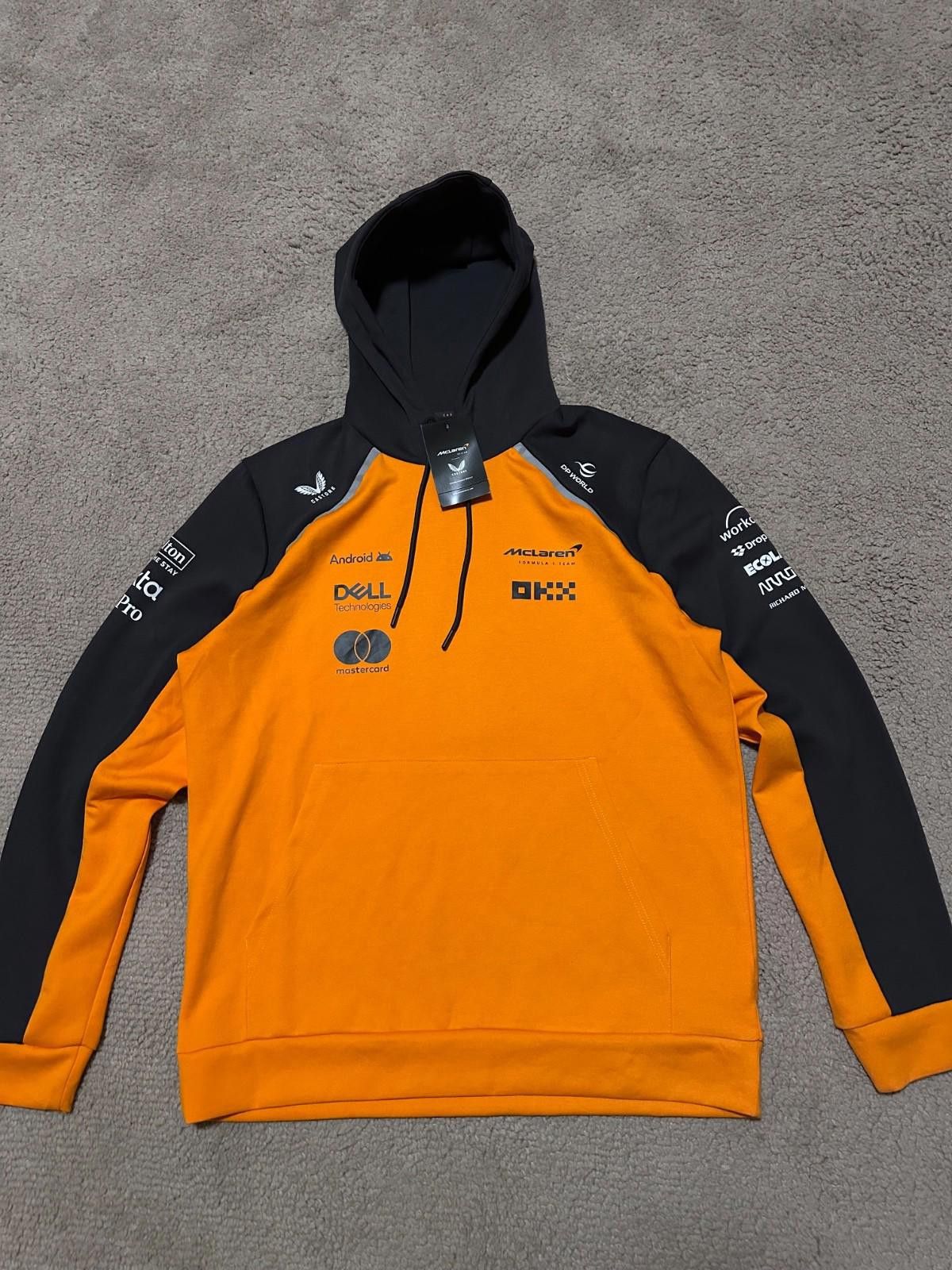 Castore CASTORE 2025 McLaren F1 UK Mens Team Hooded Sweatshirt XL Size US XL / EU 56 / 4 - 3 Thumbnail