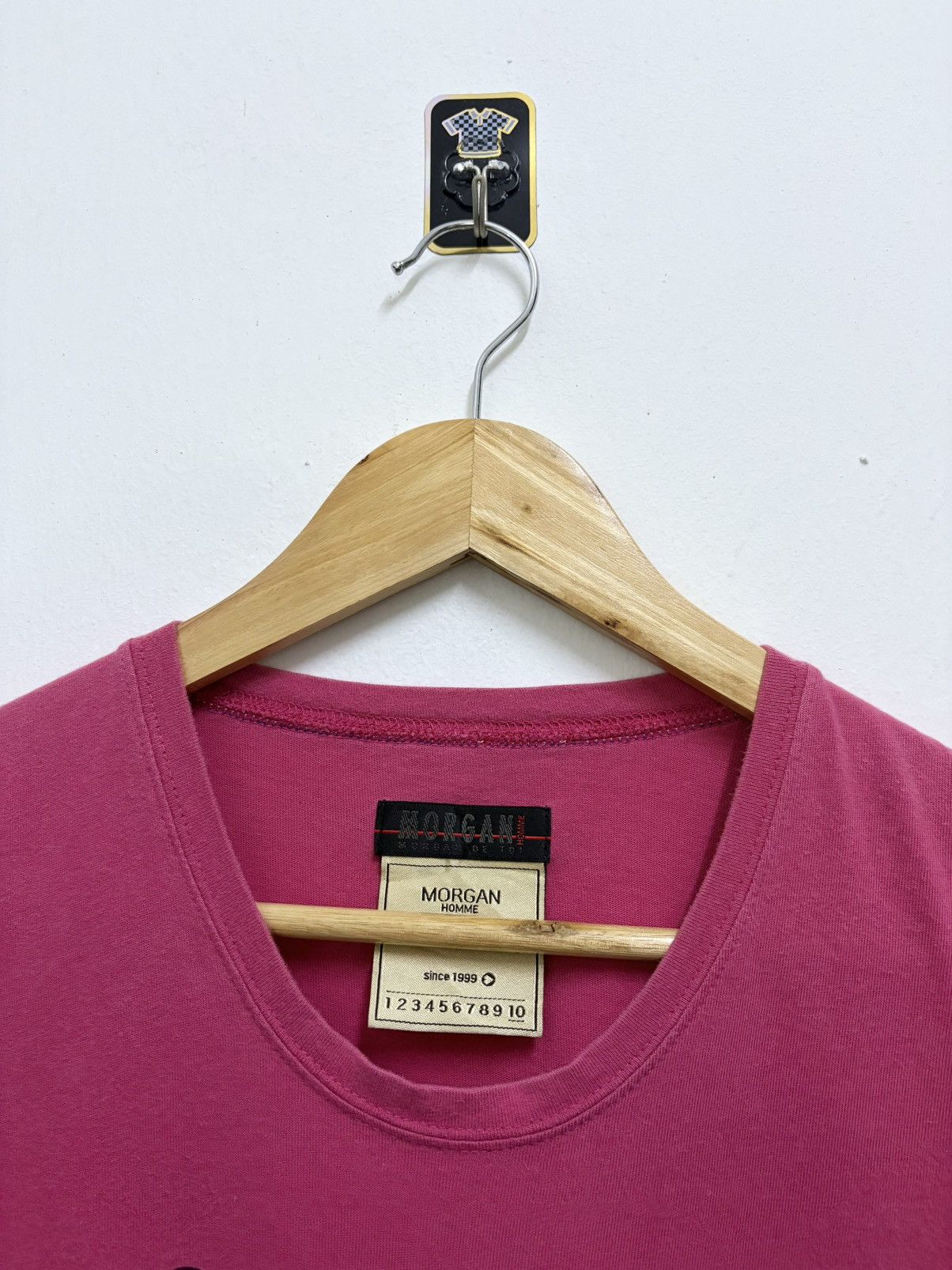 Morgan Homme 2000’s Morgan Homme - 10th Anniversary Pink T-Shirt Size M / US 6-8 / IT 42-44 - 7 Thumbnail